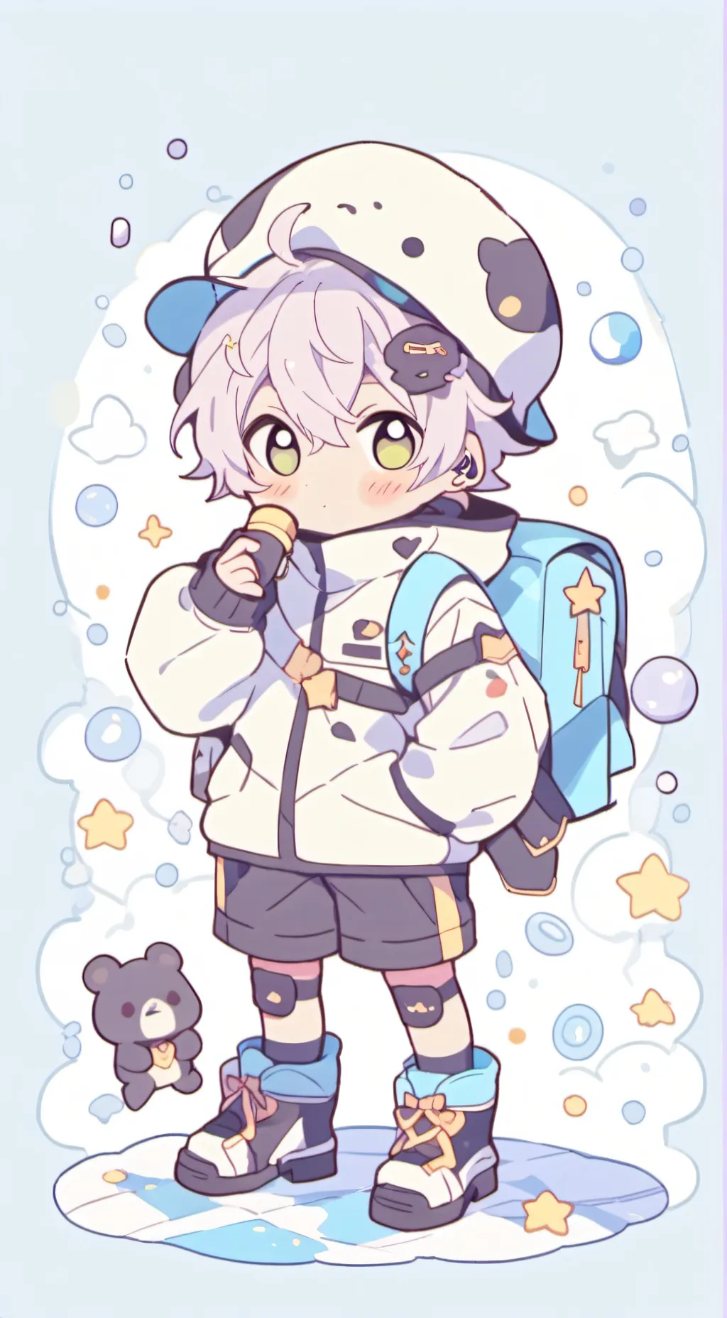 ai character: Geto x Gojo background