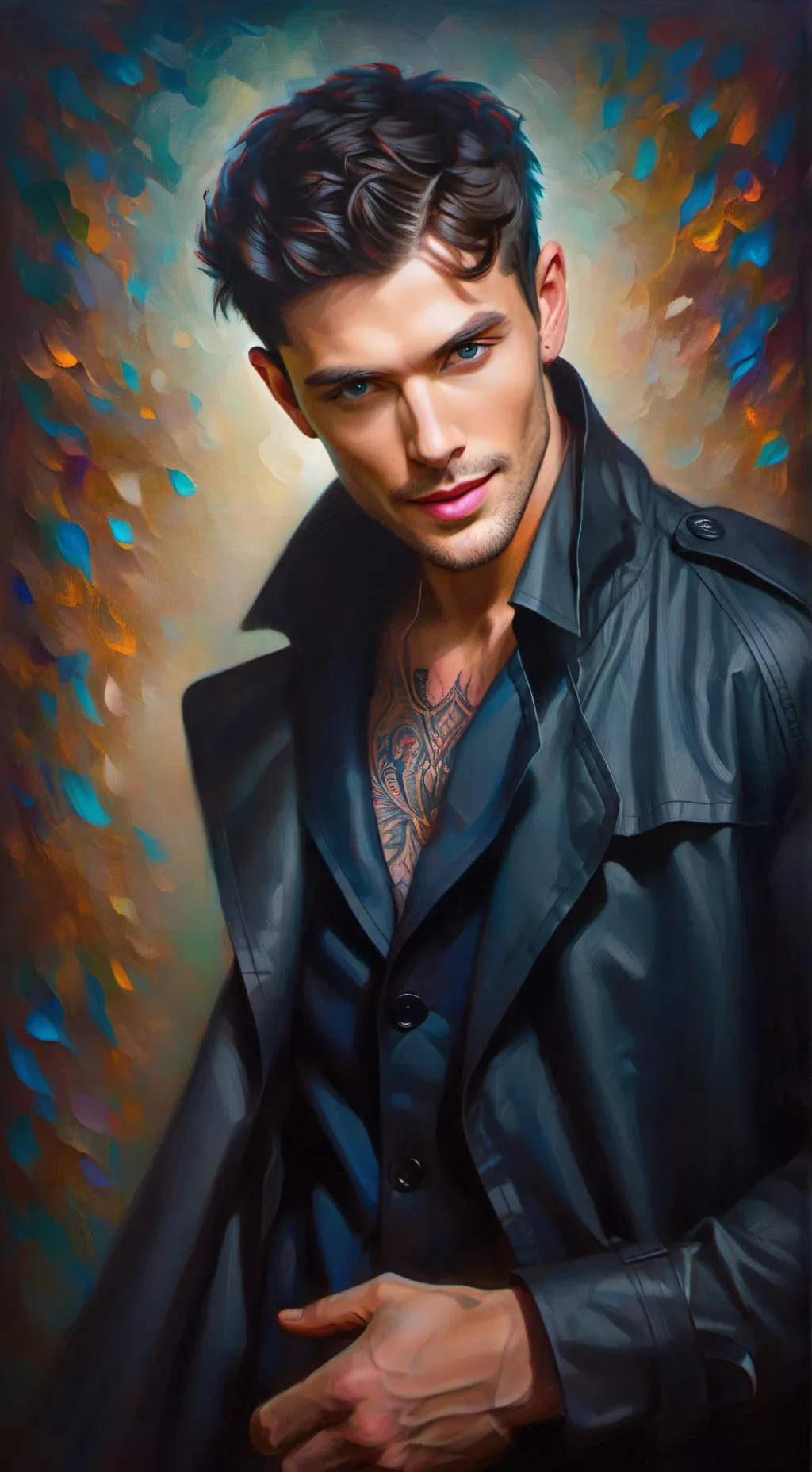 ai character: Lucifer background