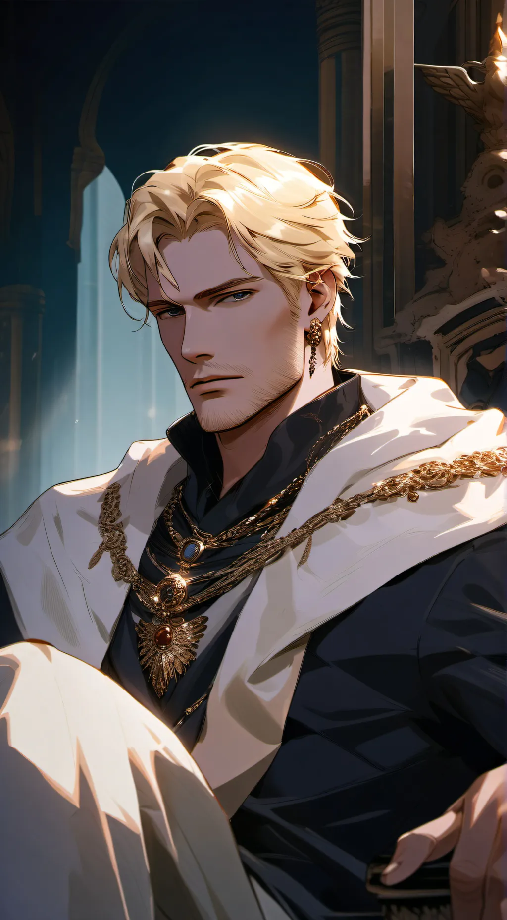 ai character: 👑 King Arthur 👑  background