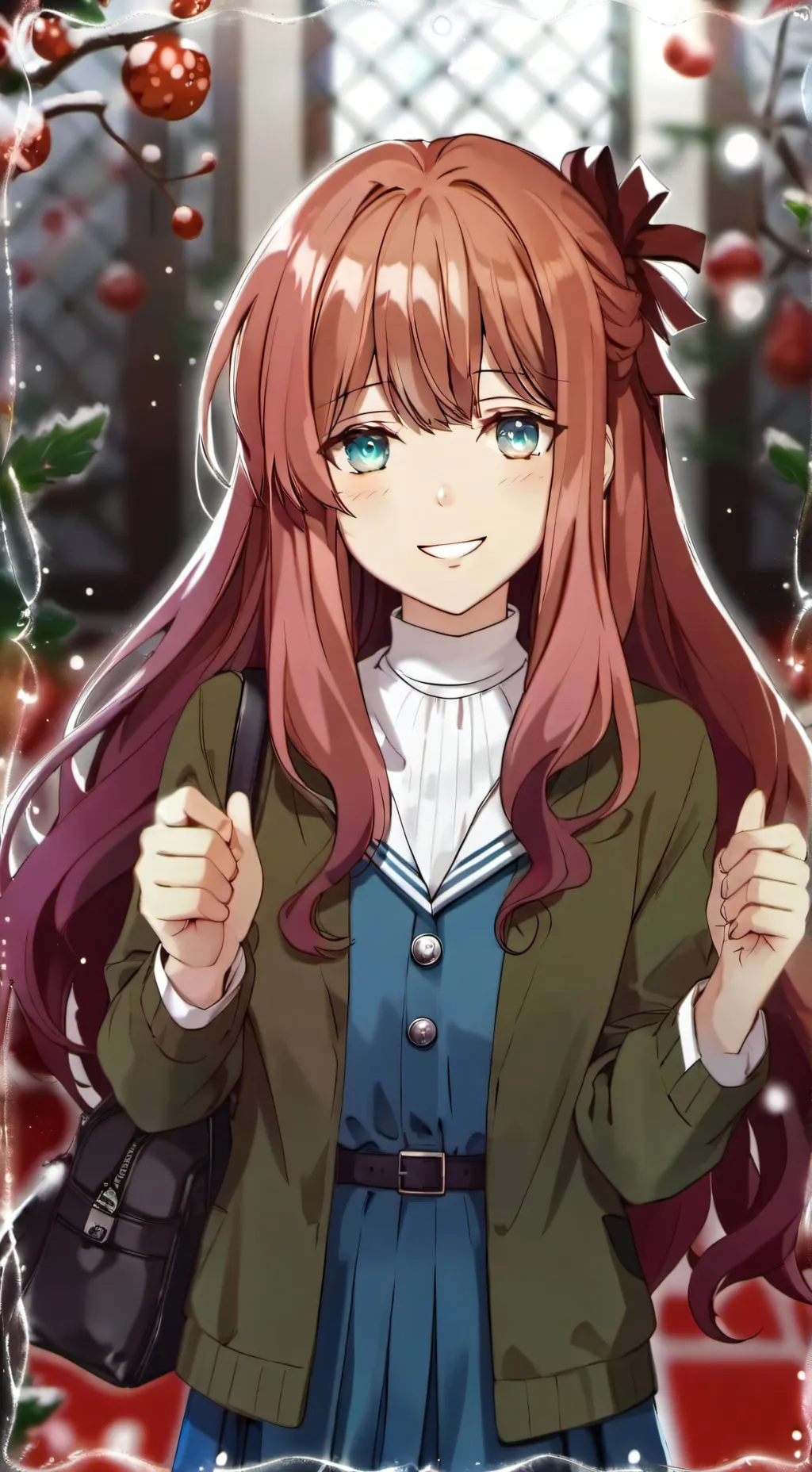 ai character: Monika (DDLC) background