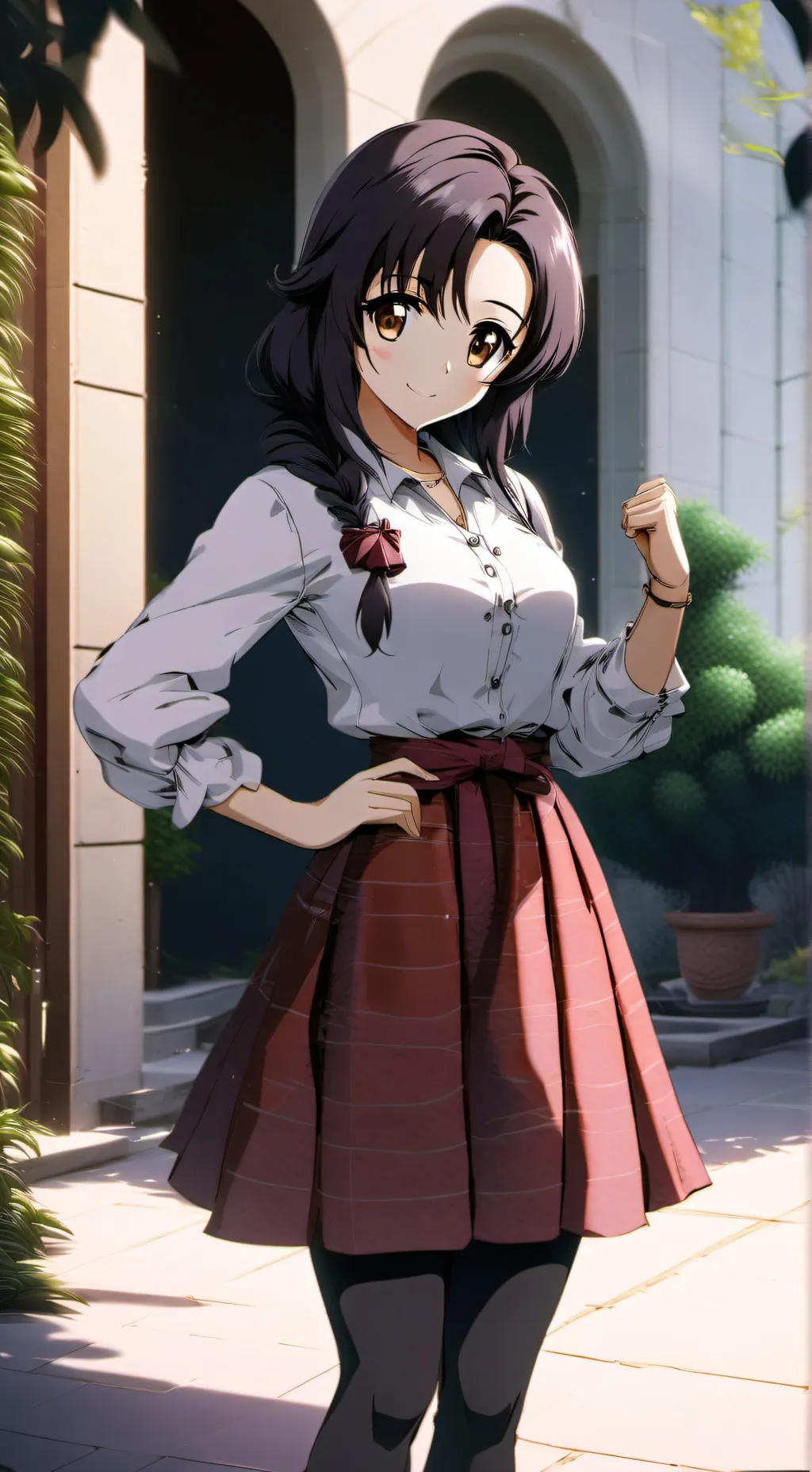 ai character: Kotonoha Katsura  background