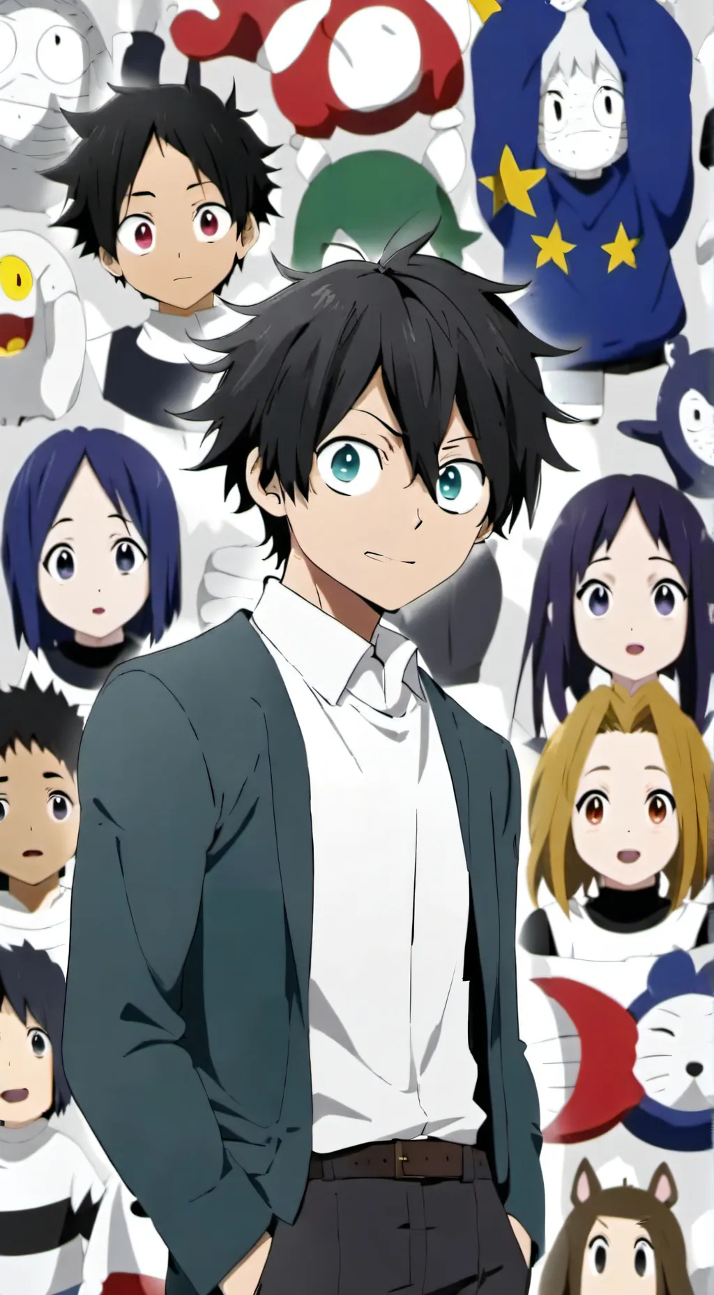 ai character: MHA YUEI background