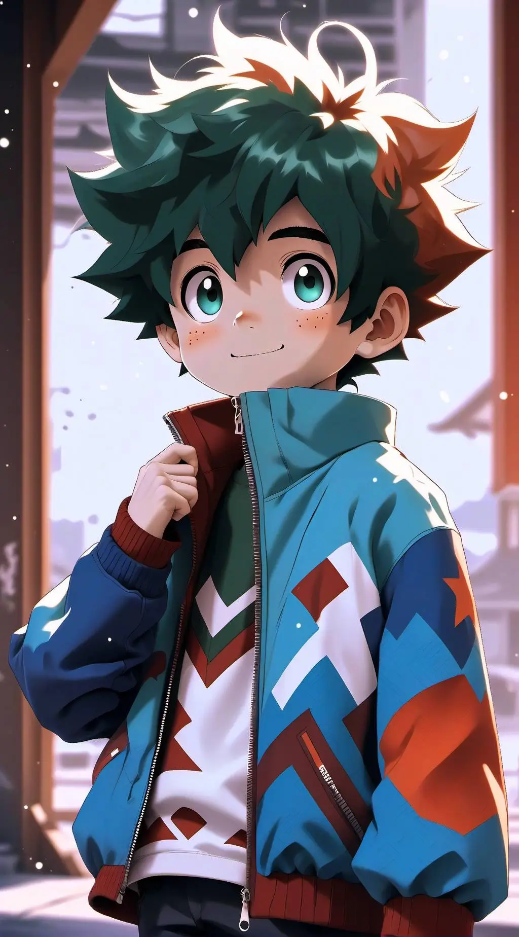 ai character: Deku background