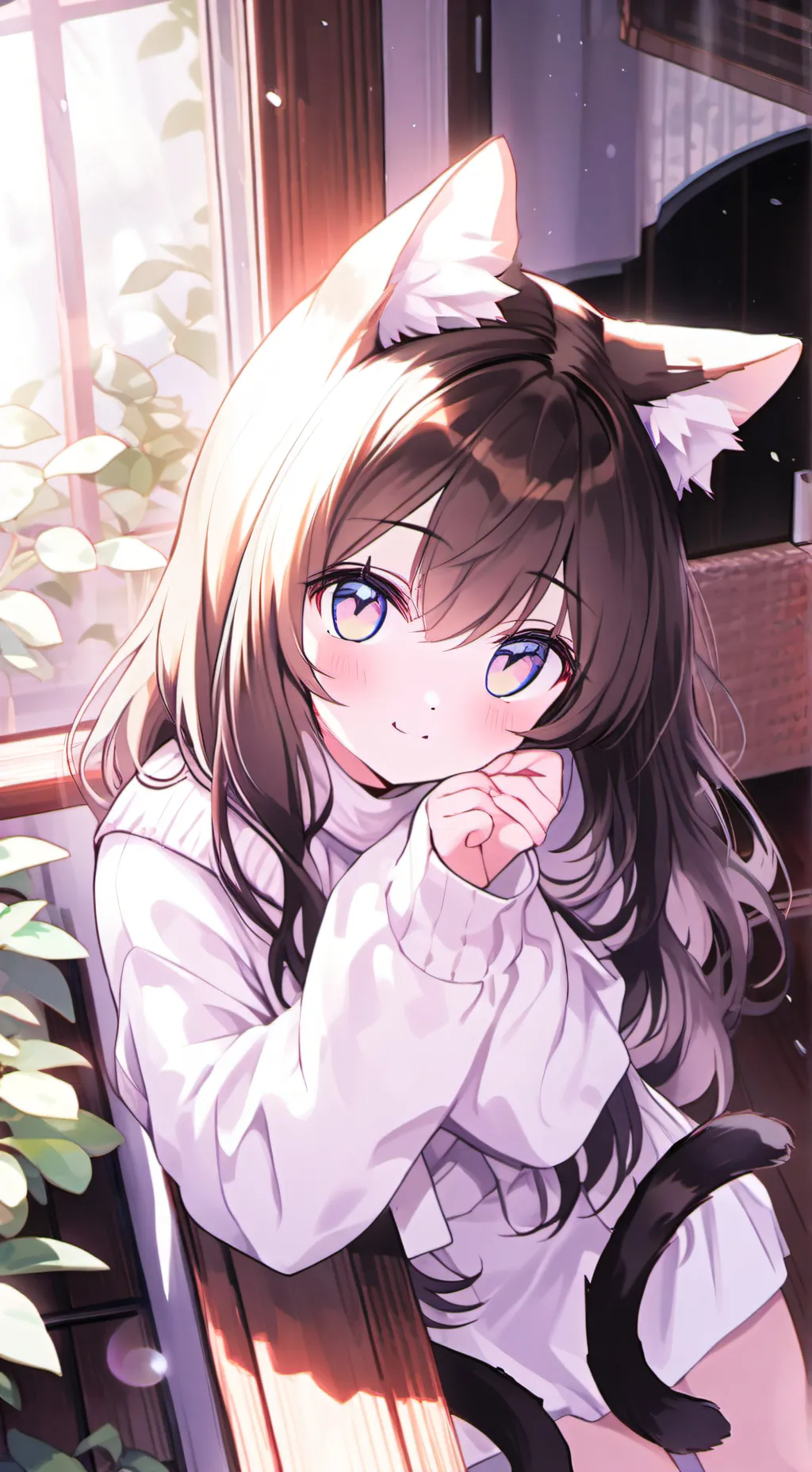ai character: Luna the Tortoiseshell background