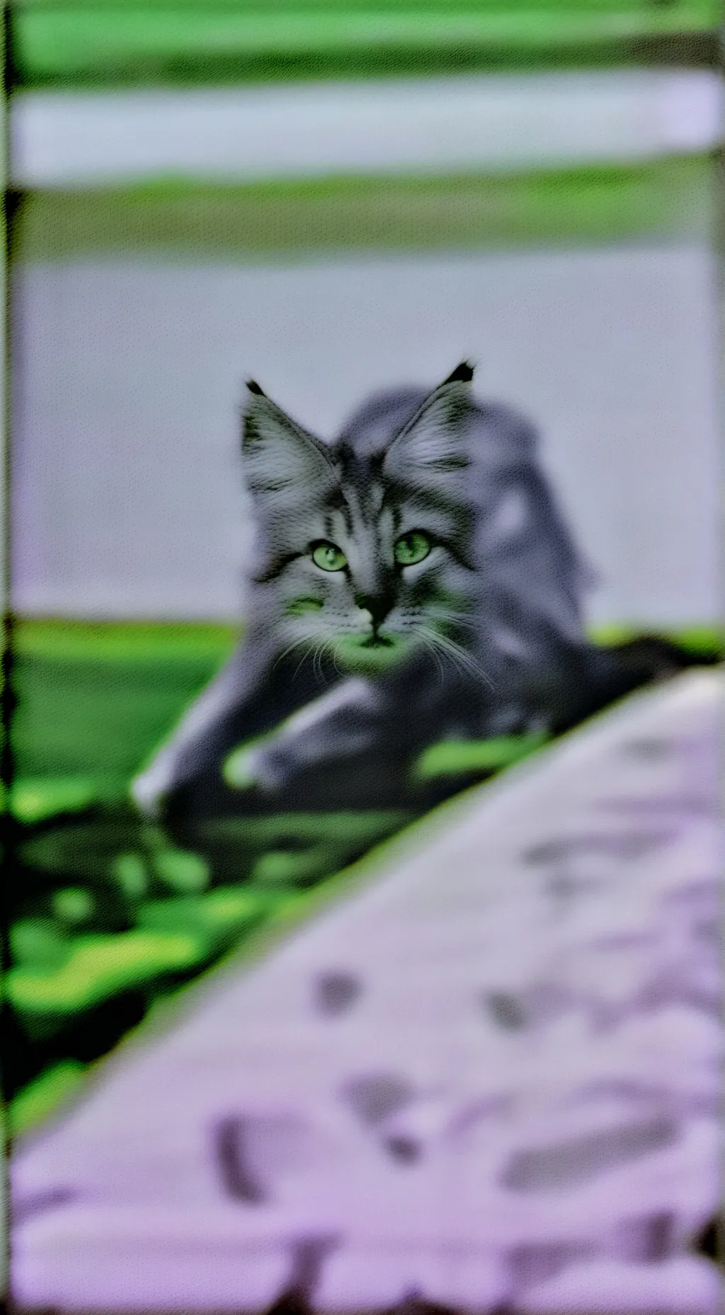ai character: catcus cat background