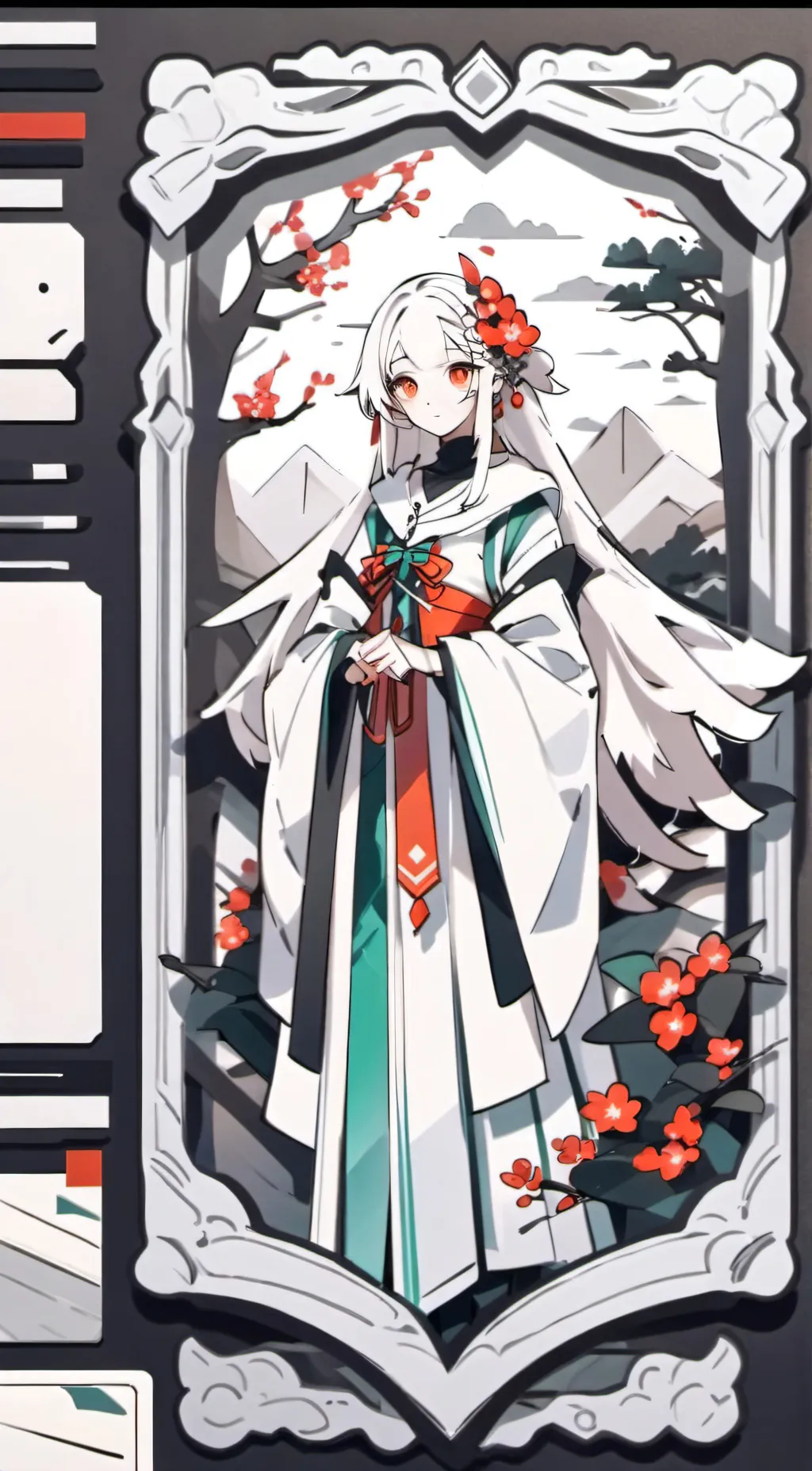 ai character: 😔👊🏻 background