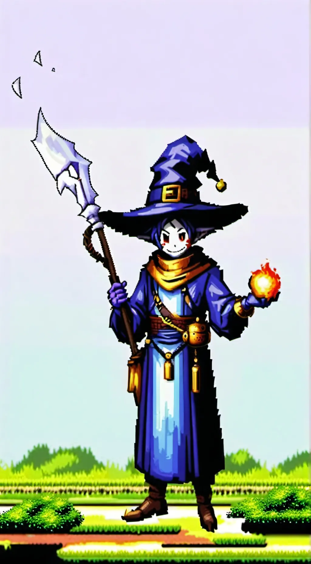 ai character: Sans background