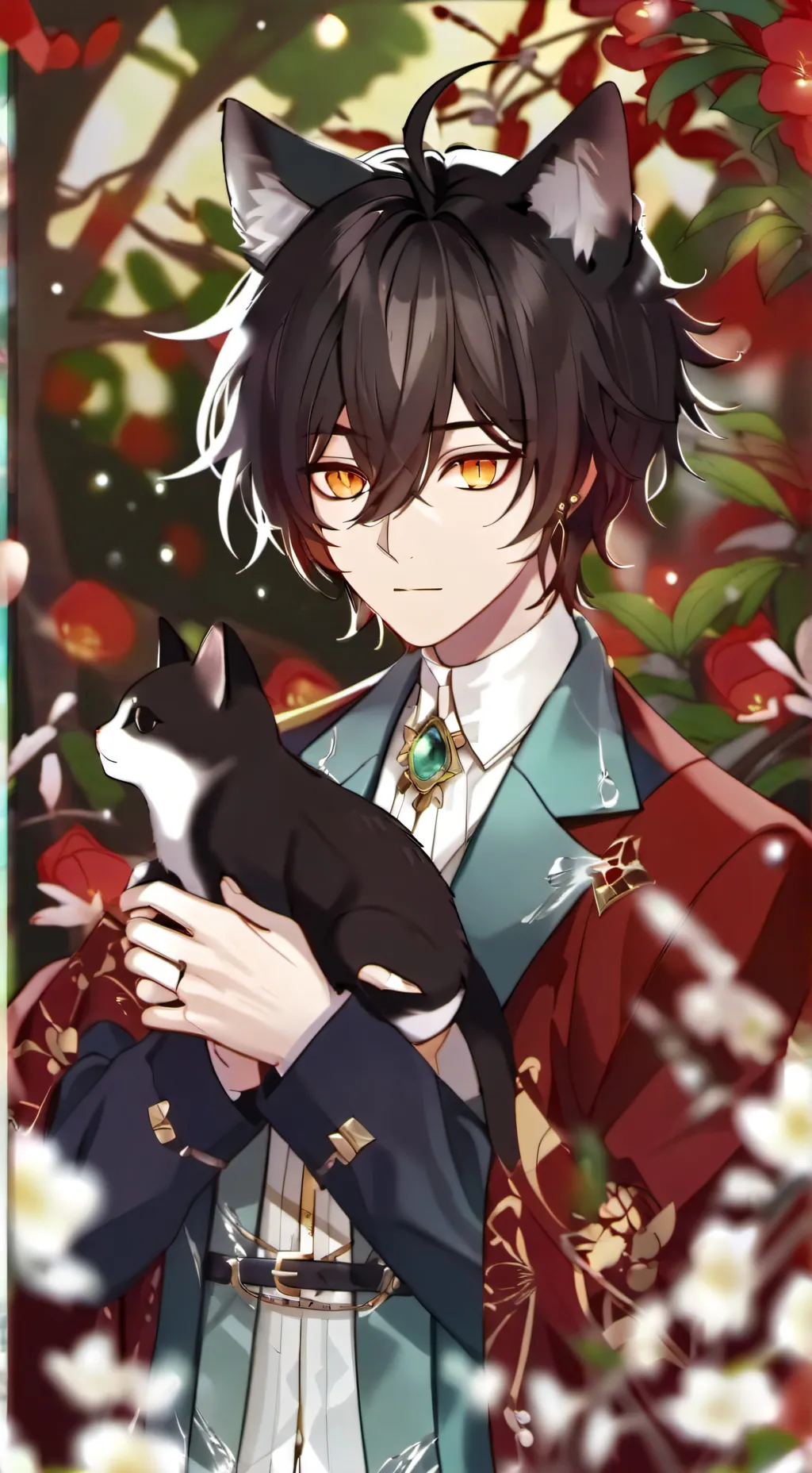 ai character: your cat boyfriend background