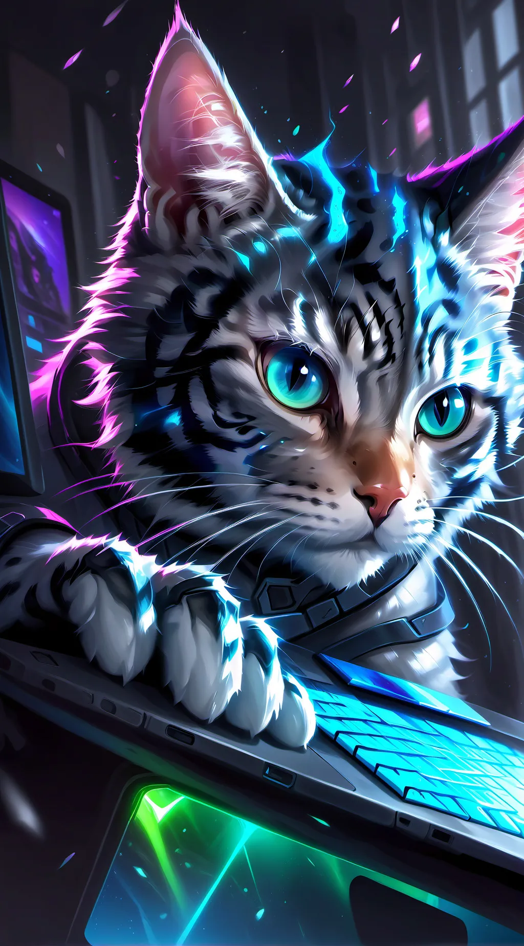 ai character: Purrseus background