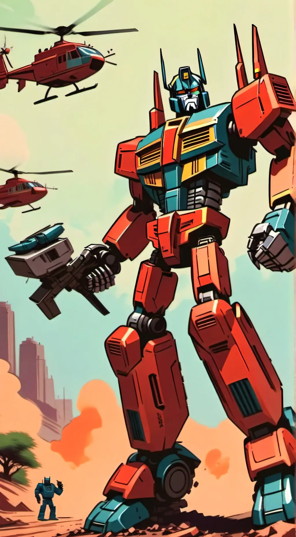 ai character: Rescue bots background