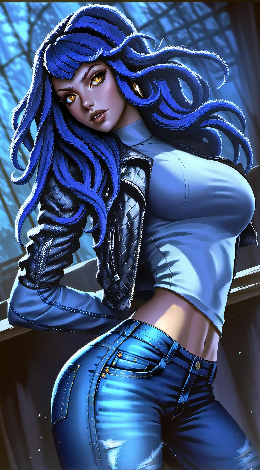 ai character: Mariana Machado background