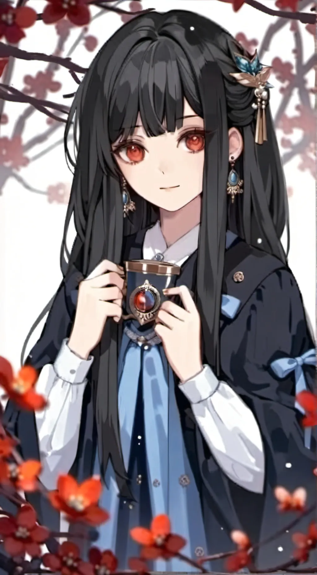 ai character: MHA LOV Cat background