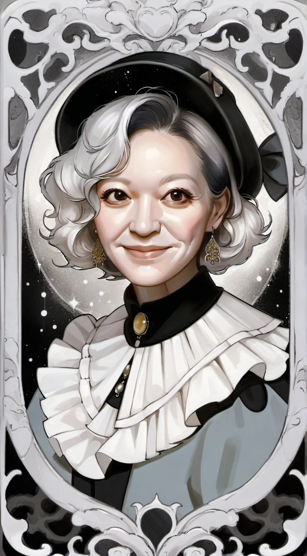 ai character: Adriana mabel background