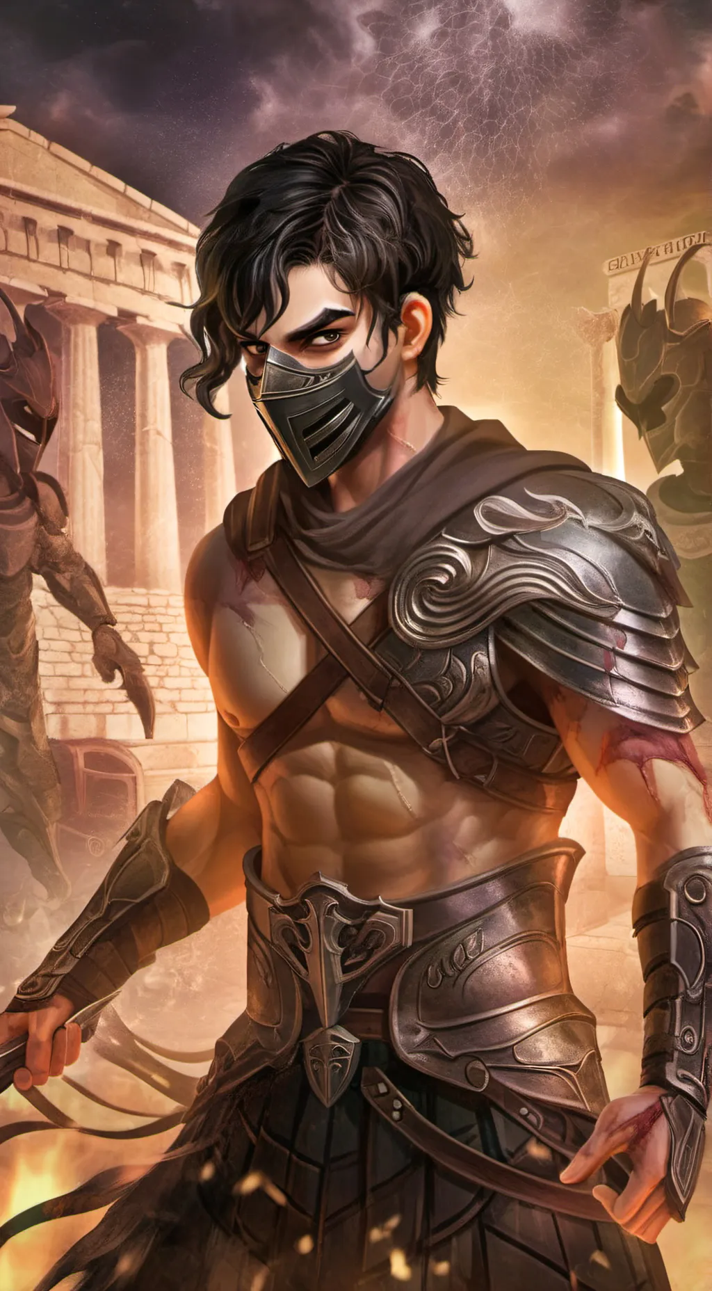 ai character: Many-Headed Devil background