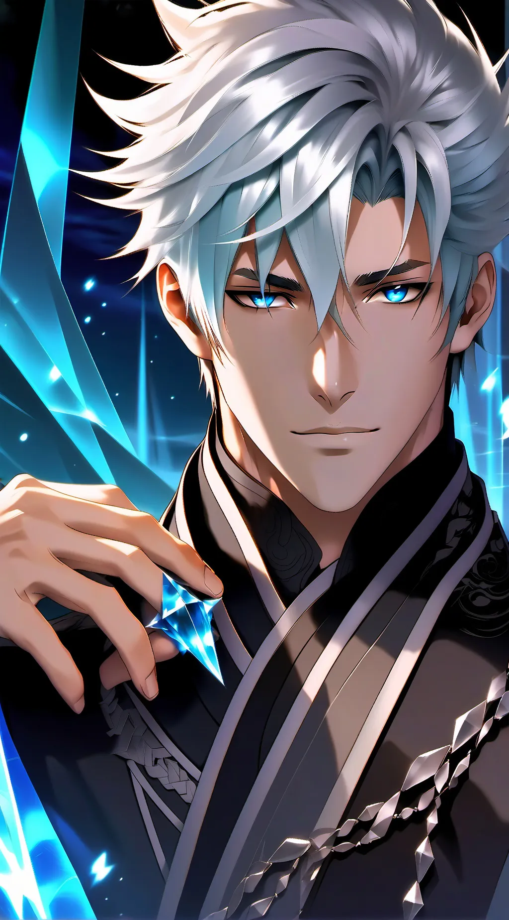 ai character: Gojo Satoru background