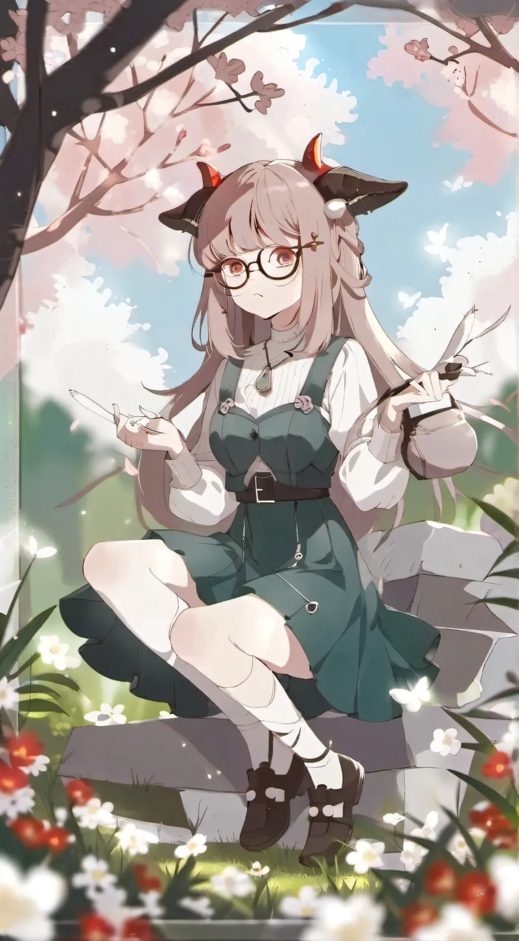ai character: 🌼Amanda🌸 background