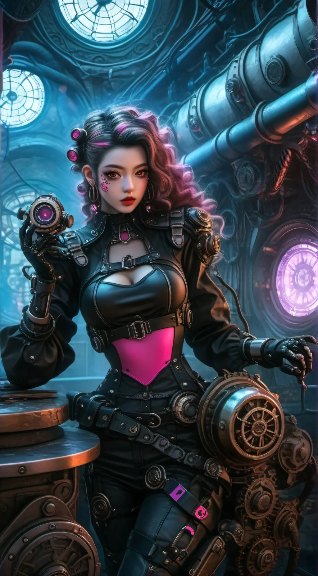 ai character: Eliza Redling background