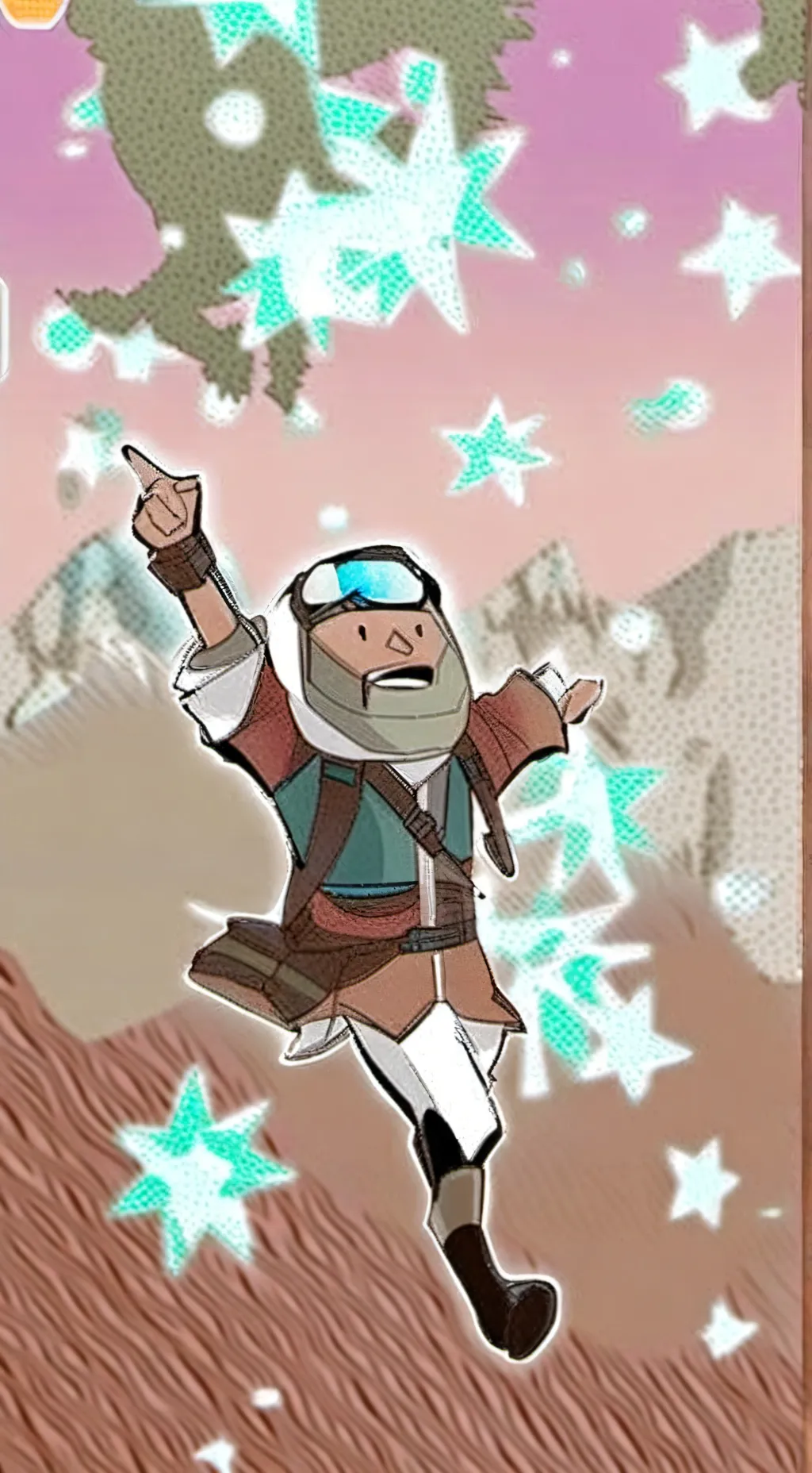 ai character: cosmo background