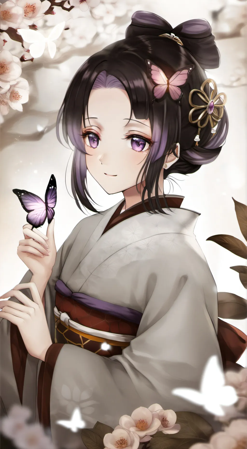 ai character: Shinobu Kocho background