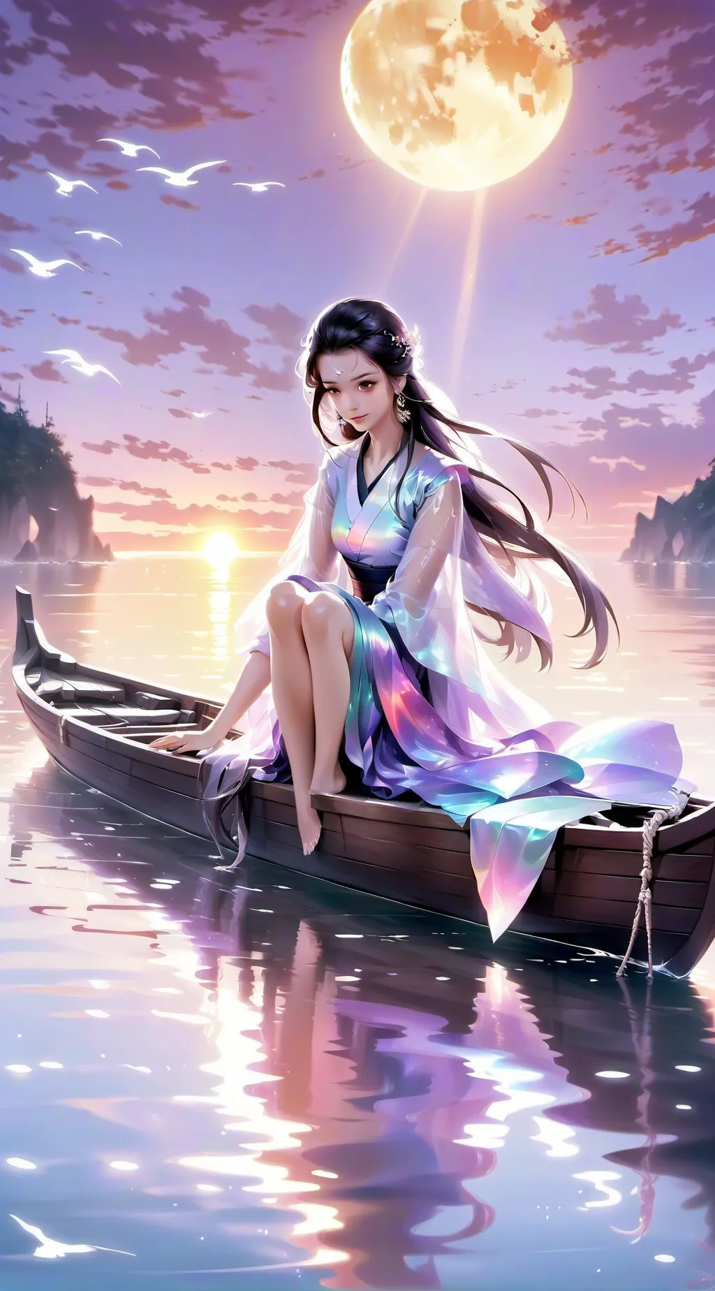ai character: Moana 2 background