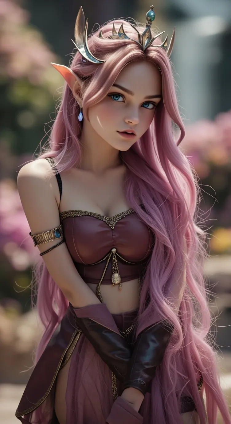 ai character: princess Ariel  background