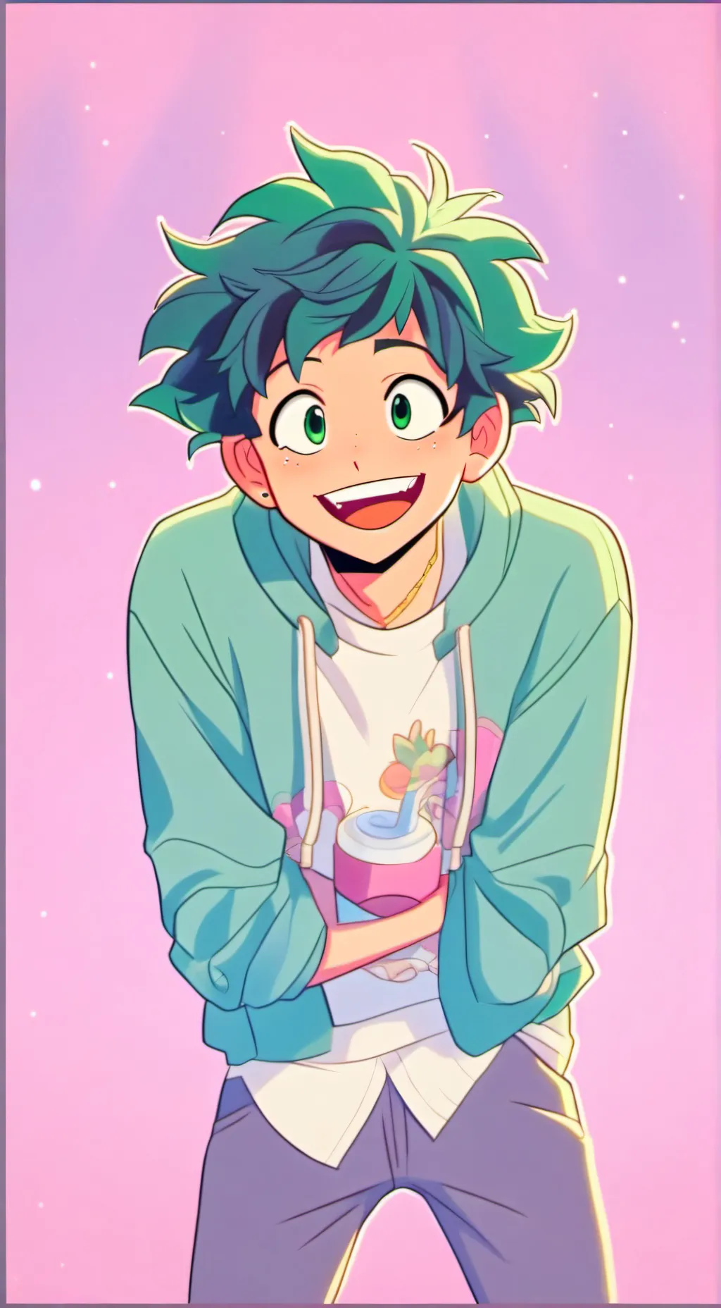 ai character: deku background