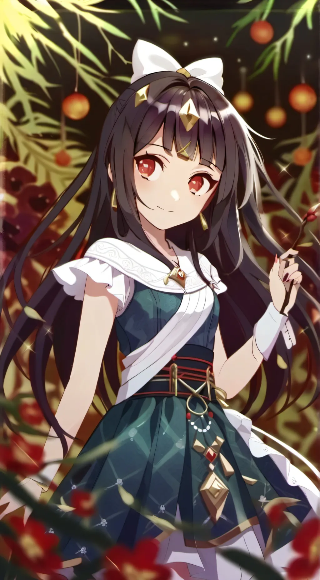 ai character: aurora  background