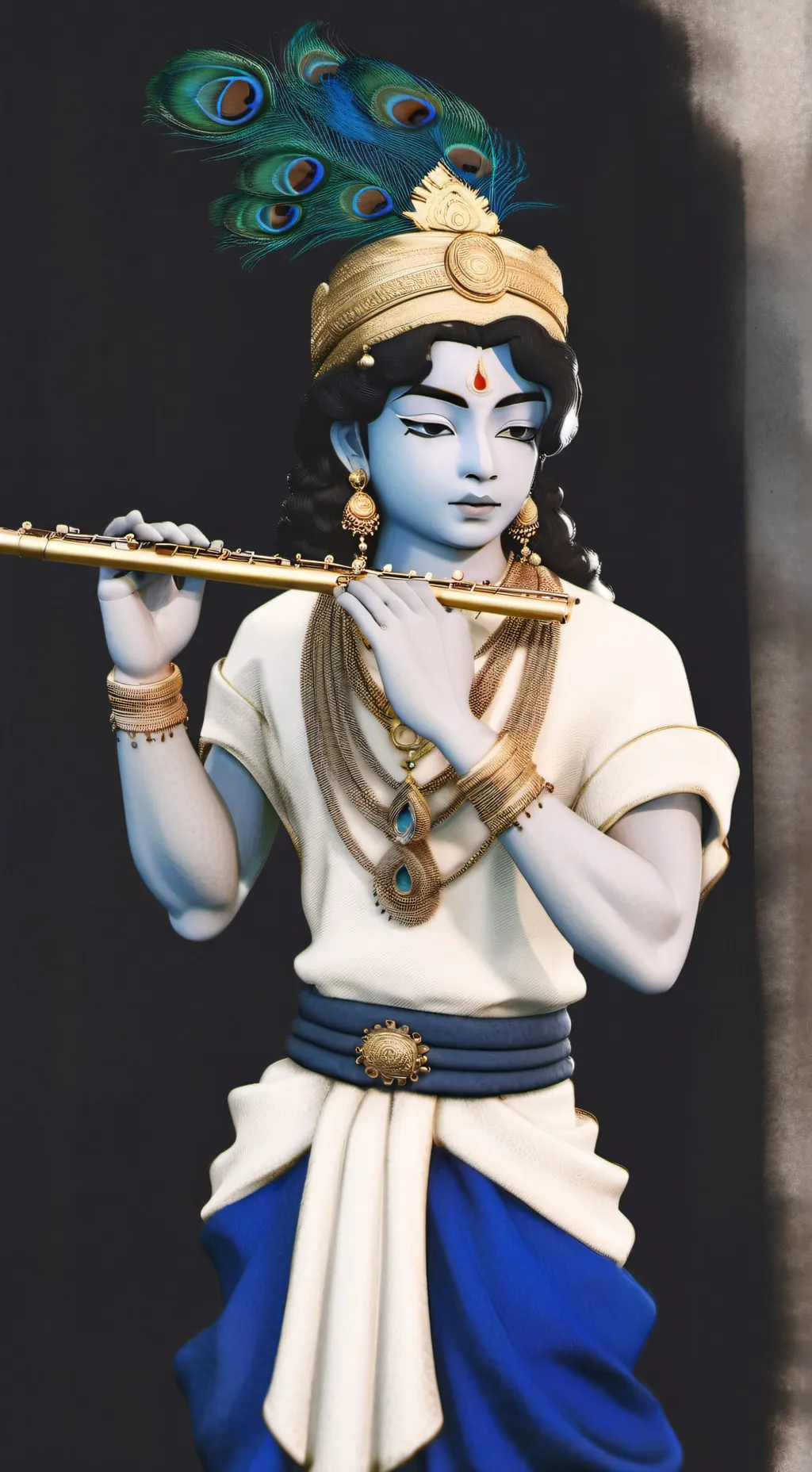 ai character: Krishna  background