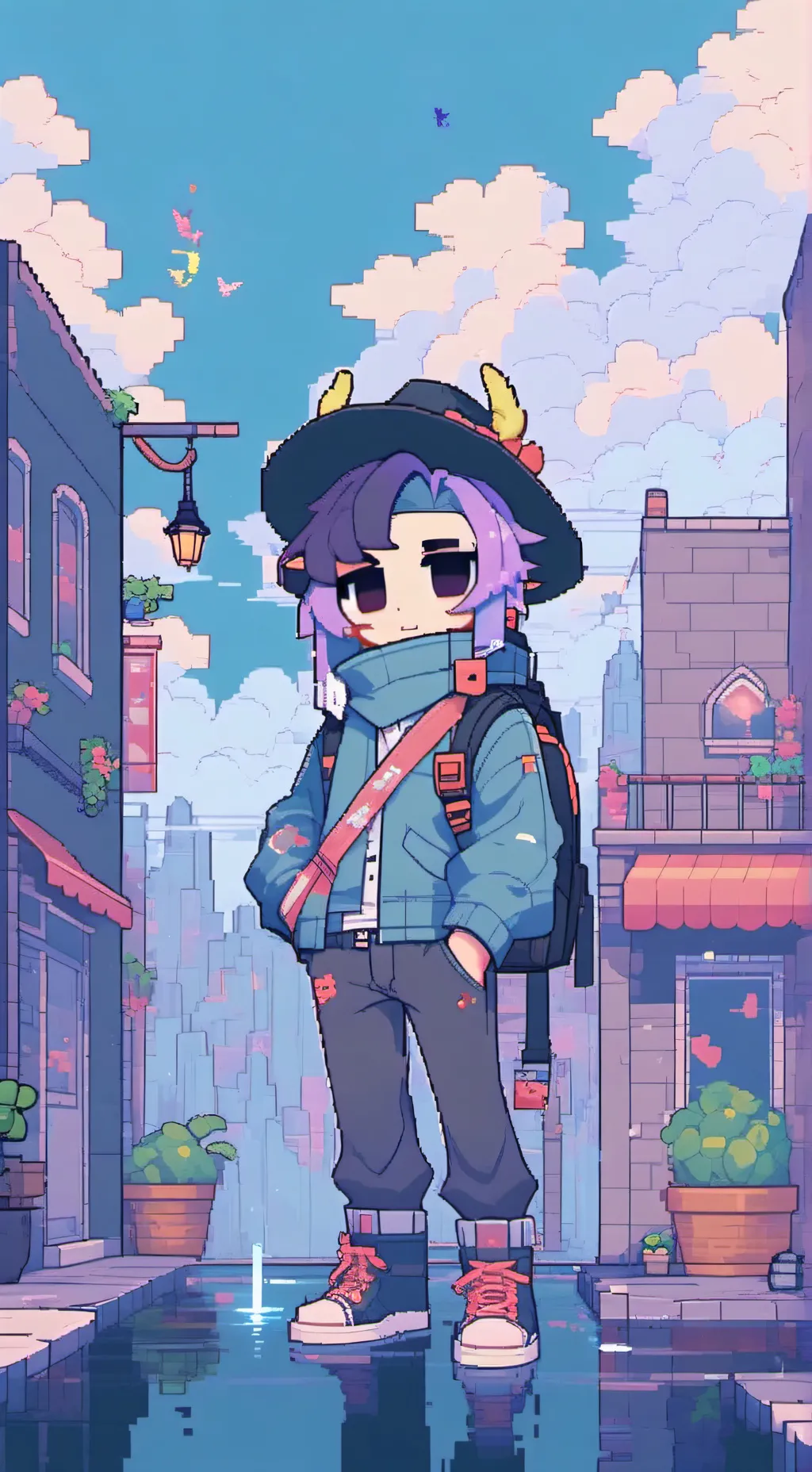 ai character: Dandy’s world🌸 background