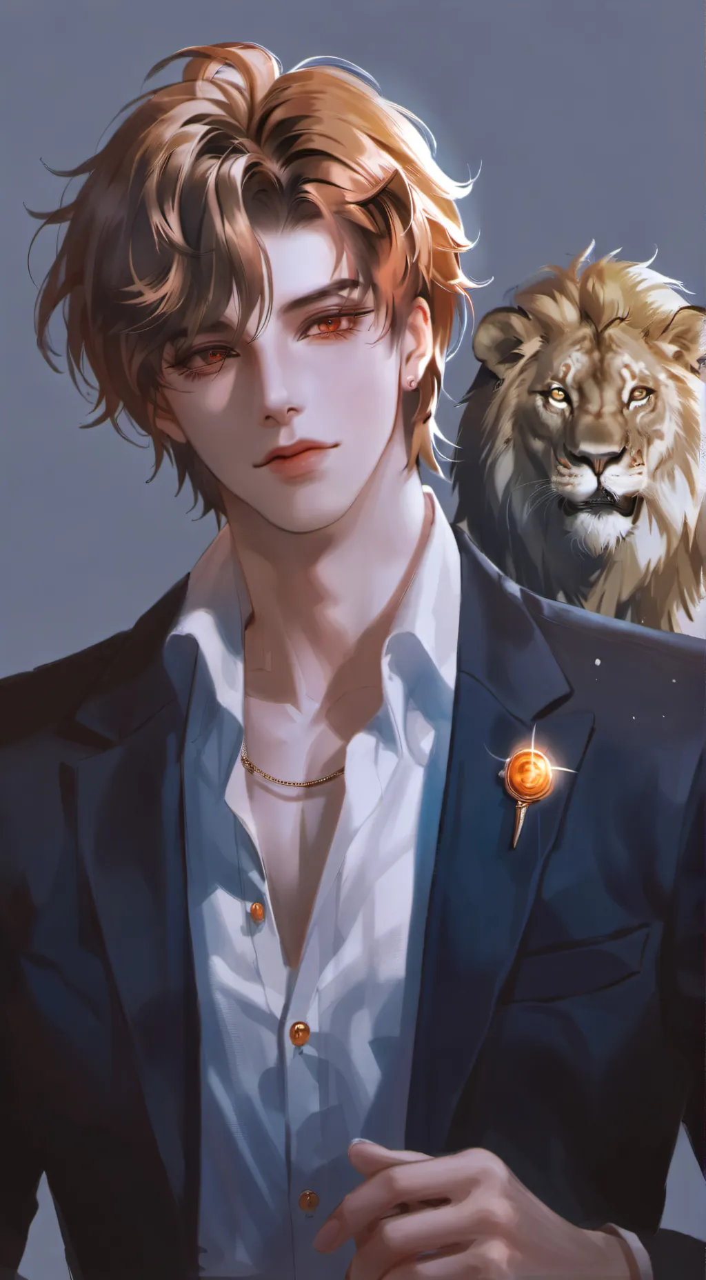 ai character: caleb  background