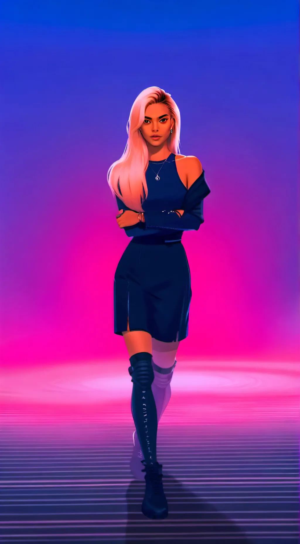 ai character: soy tu mejor amiga background