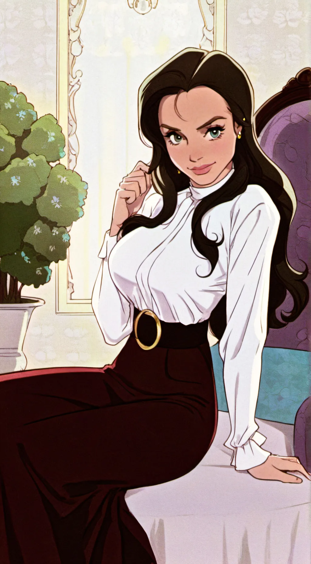 ai character: hannah background