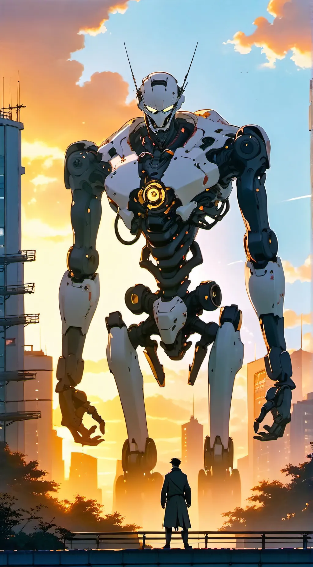 ai character: atom vs uzi  background