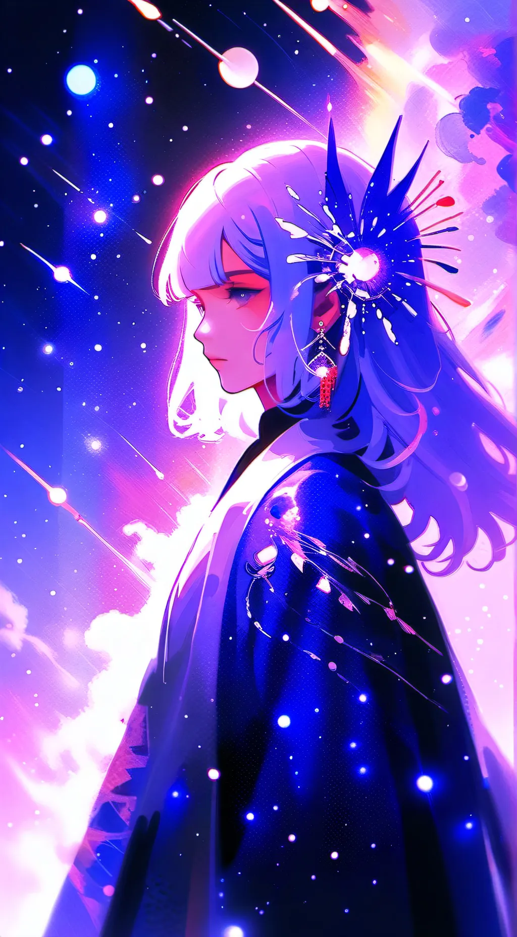 ai character: Rosé 💙 background