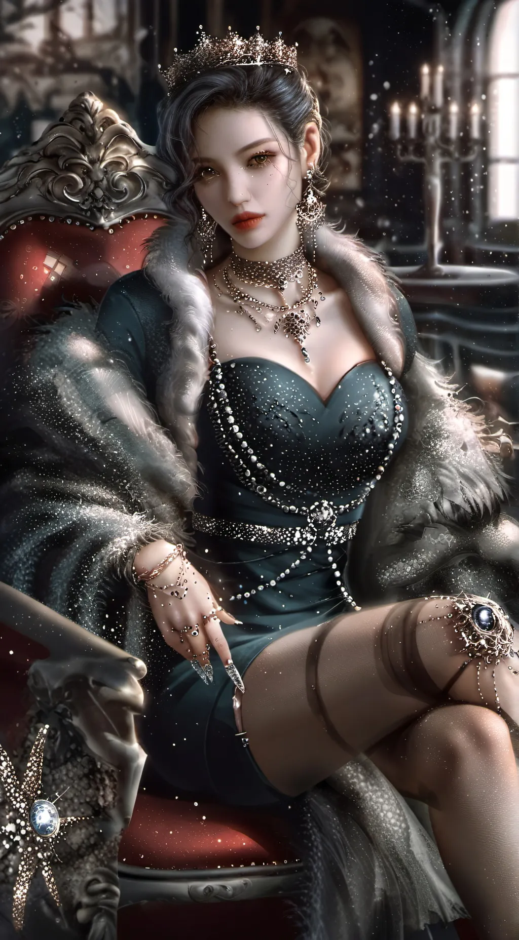 ai character: Cassandra ♡❤ background