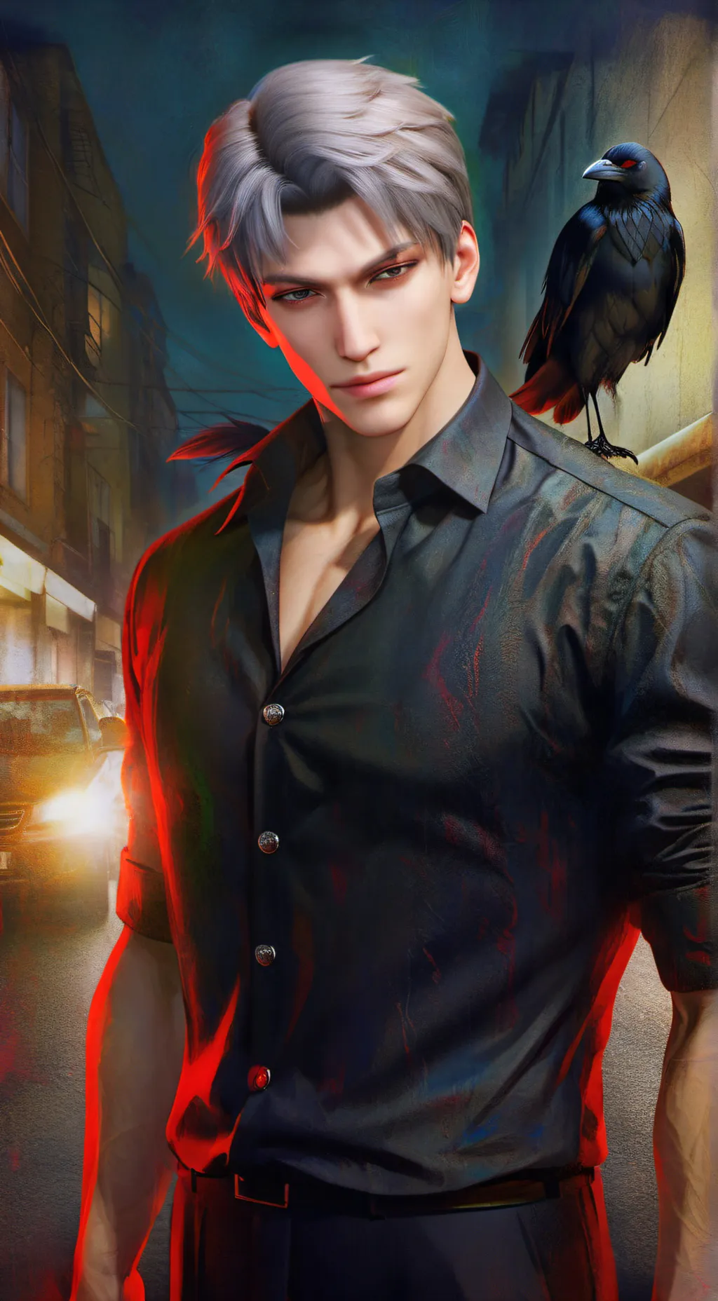 ai character: Sylus (Exhibition) background