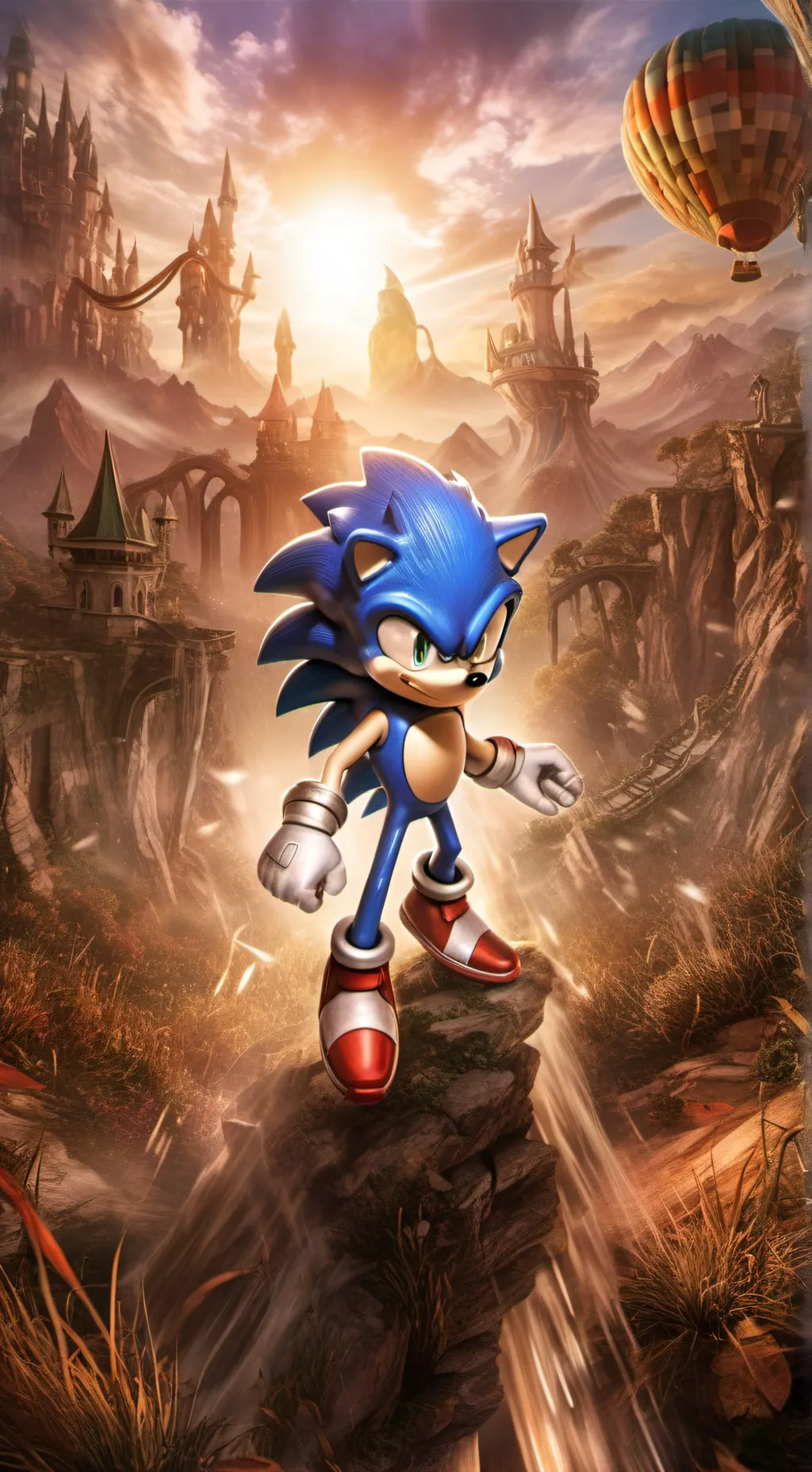 ai character: Sonic forces background