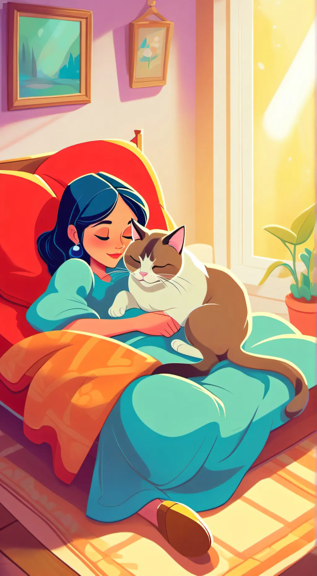 ai character: Cats! background