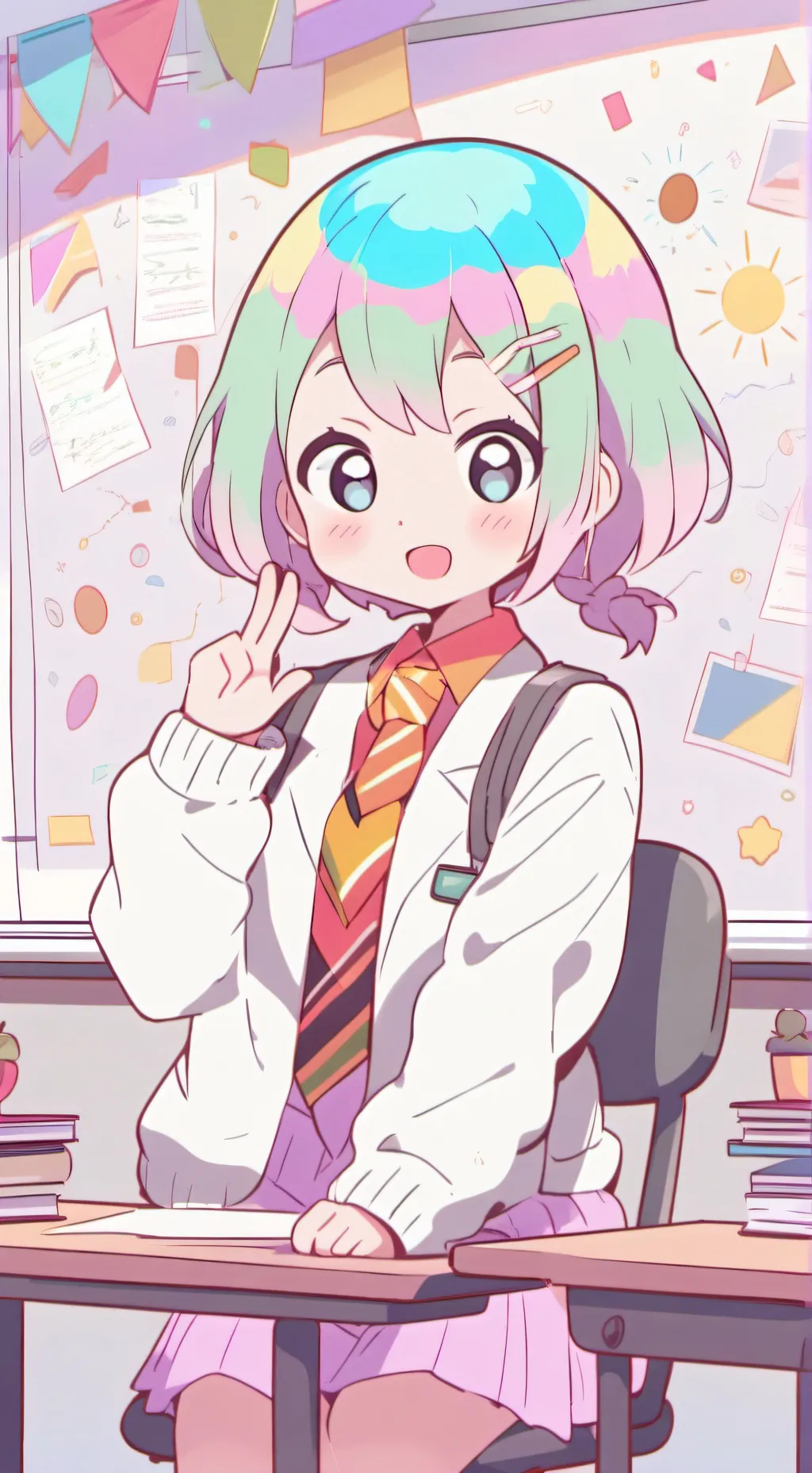 ai character: Cutie background
