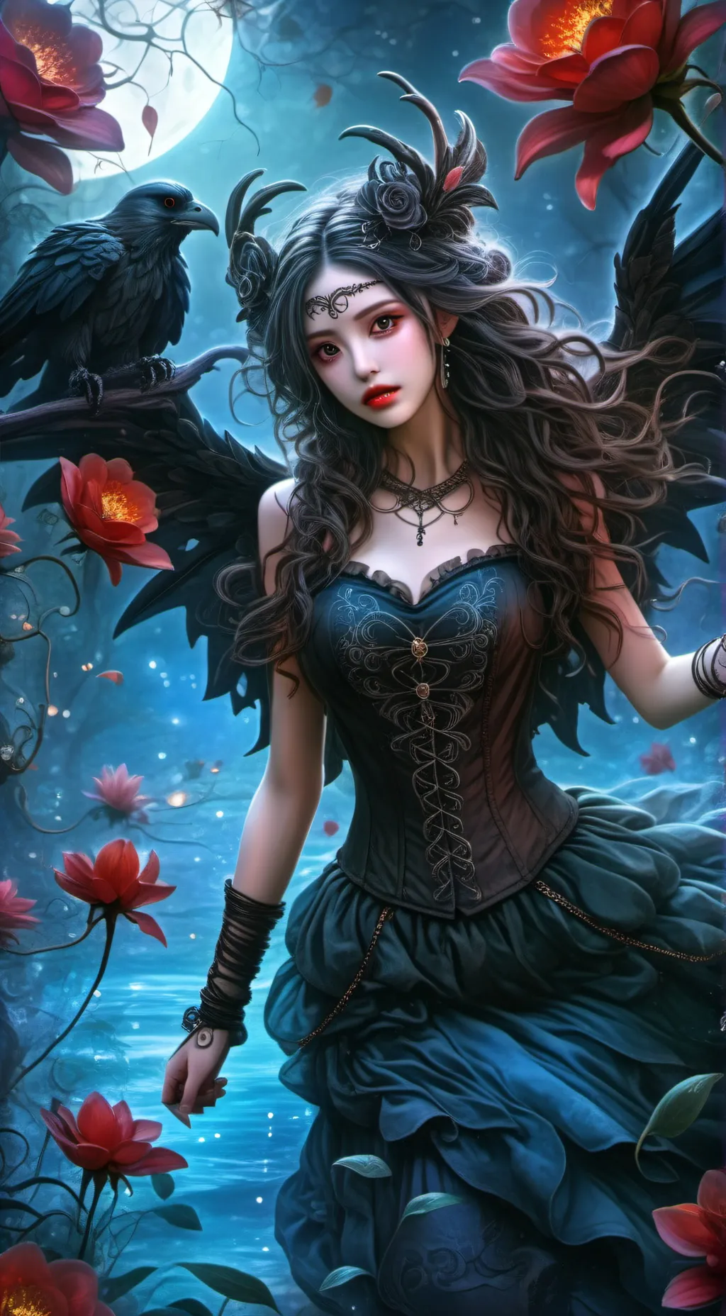 ai character: Vampire background