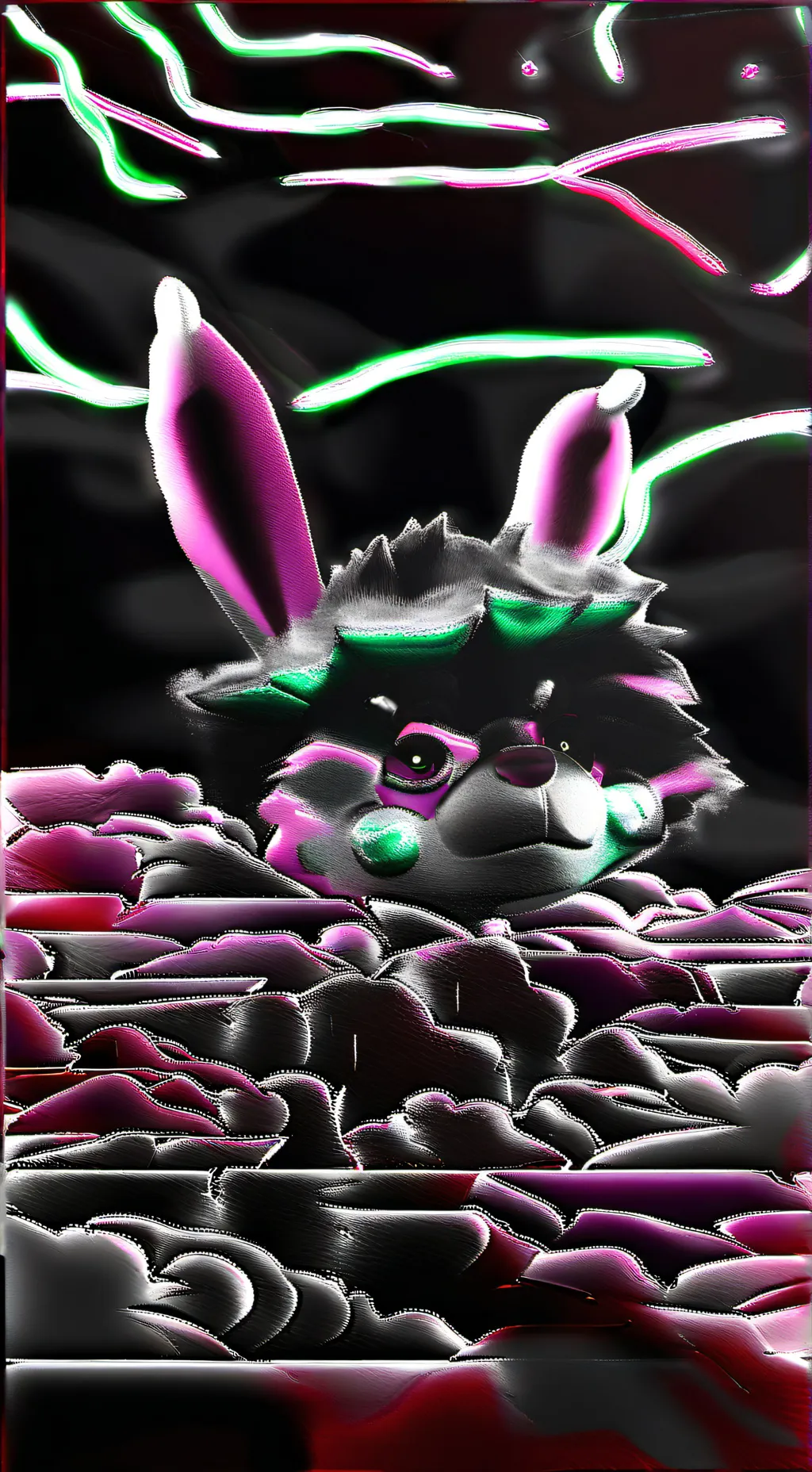 ai character: Fnaf 2 background