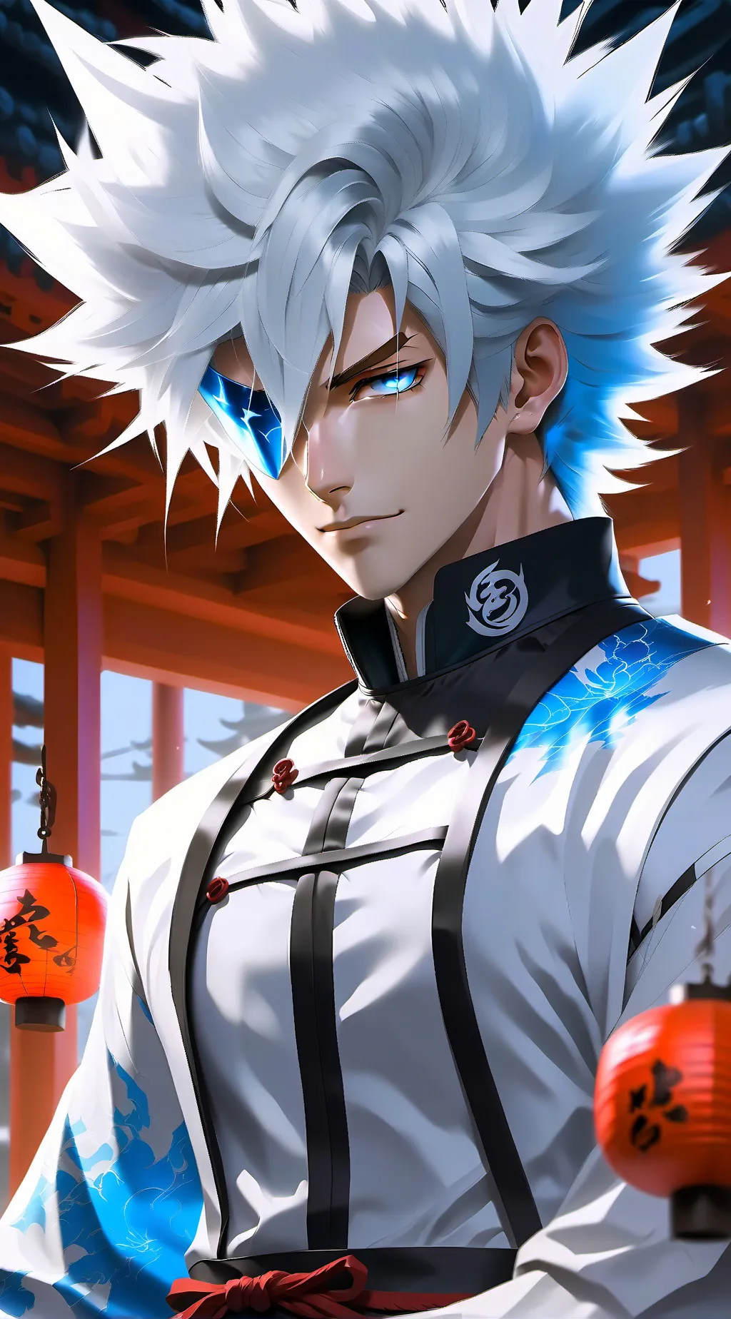 ai character: Satoru Gojo background