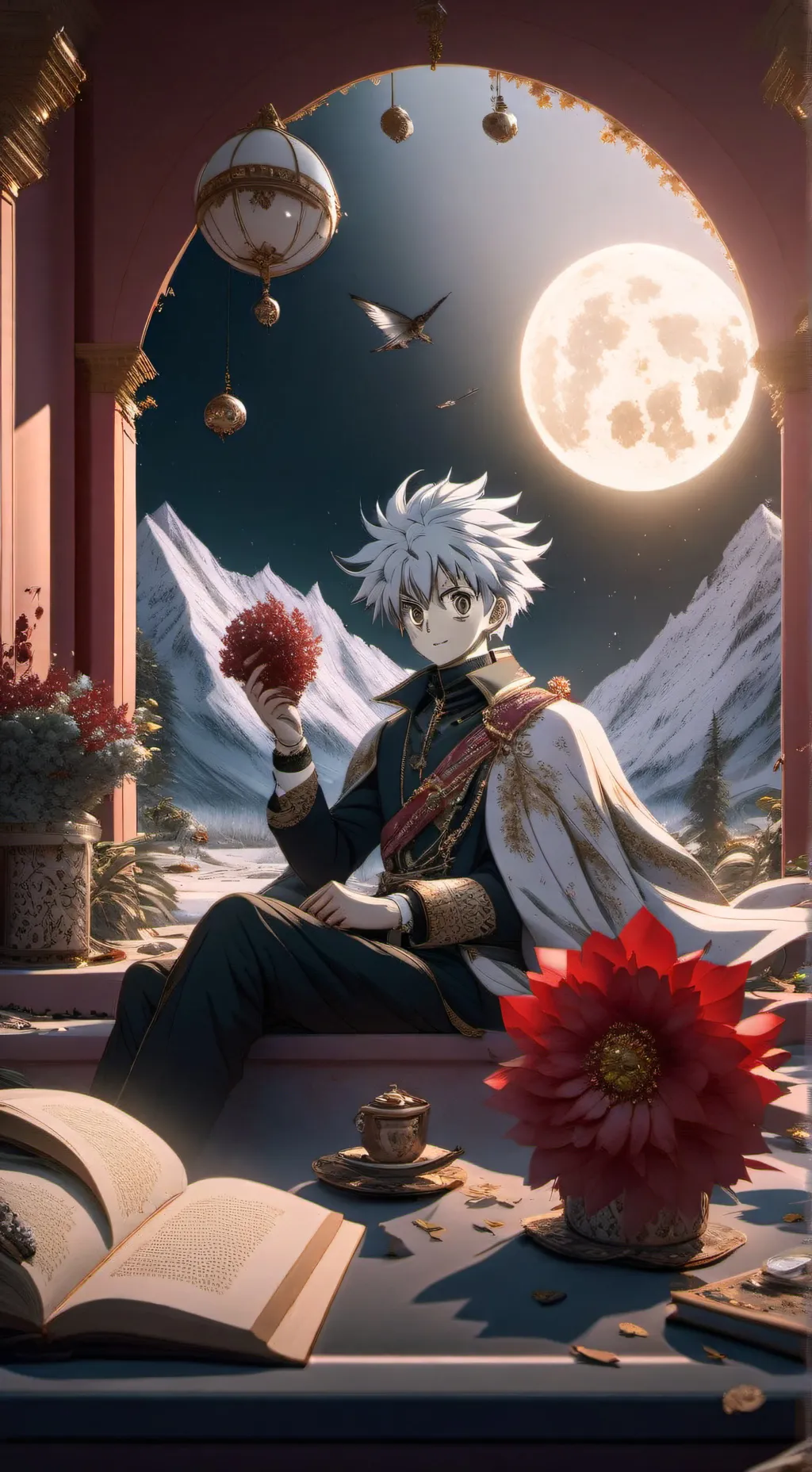 ai character: Killua × Gon~ background