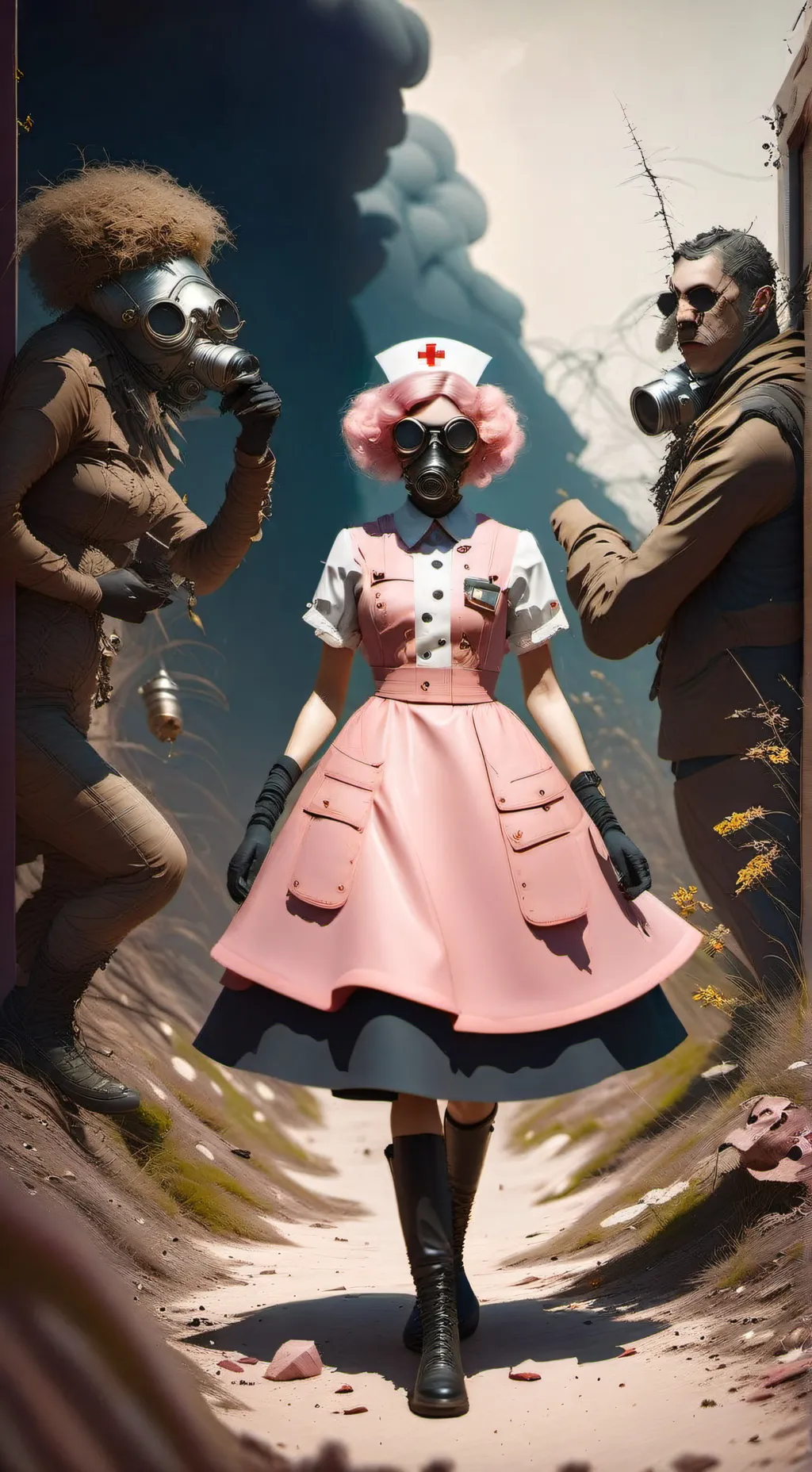 ai character: N.U.R.S.E. no. 247 background