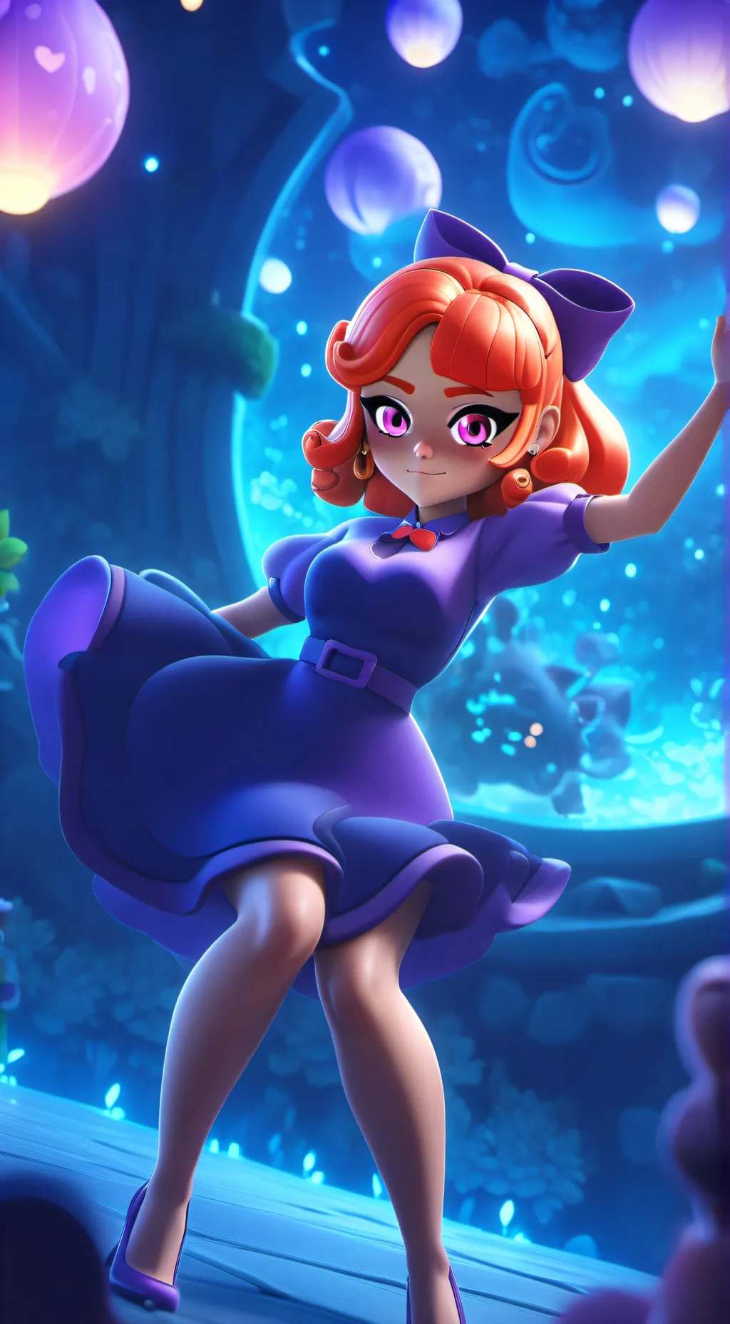 ai character: ragatha ate pomni  background