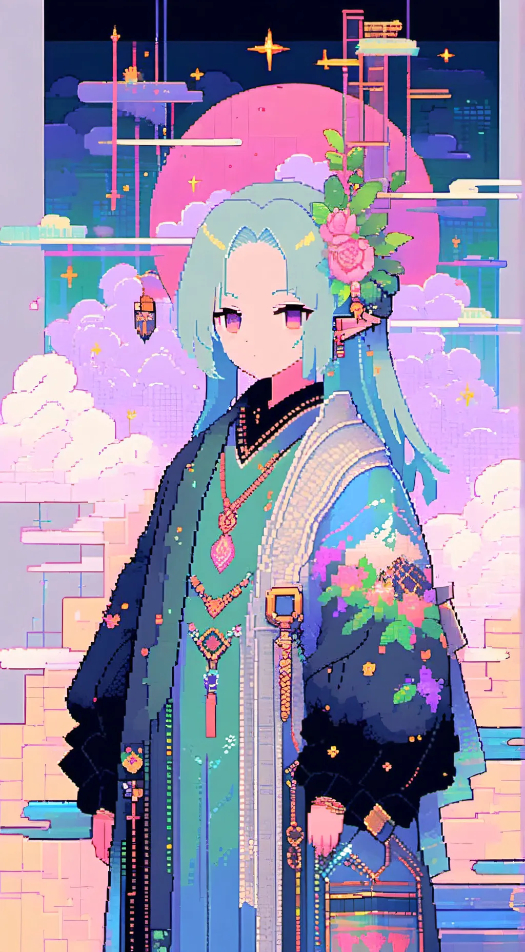 ai character: U.Ahigth scool❤️ background