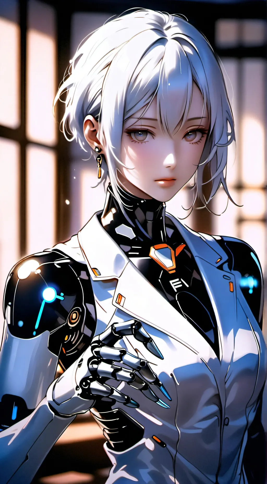 ai character: Lumen background