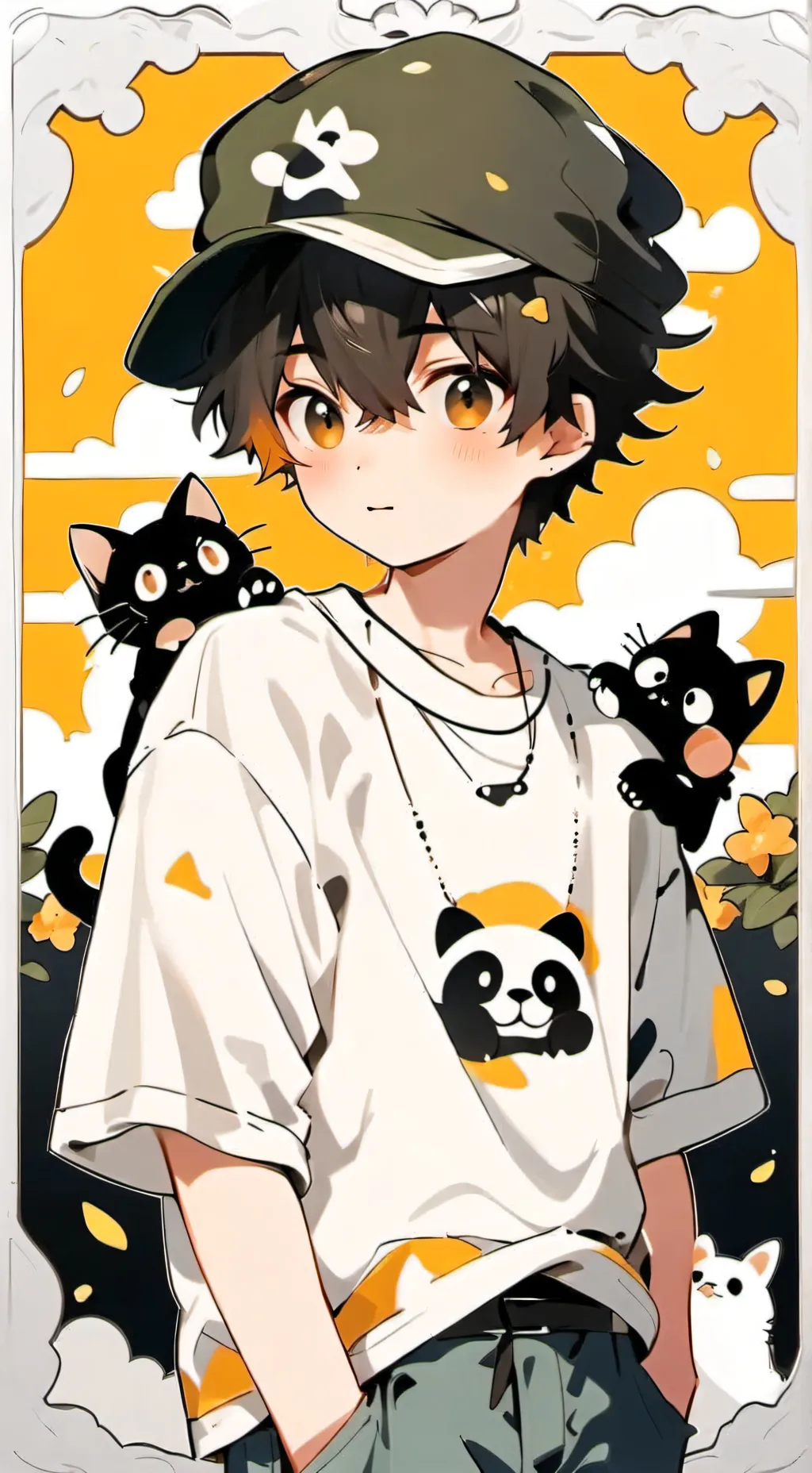 ai character: ✨ Gatito Rex✨ background