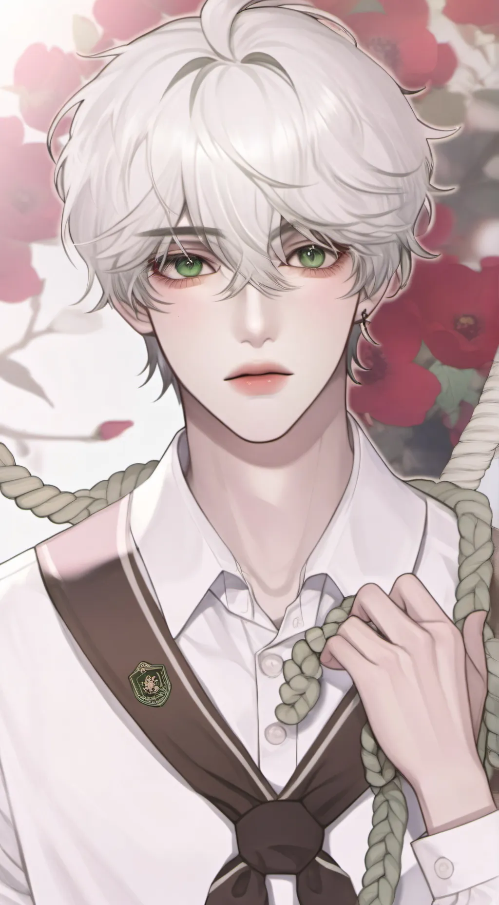 ai character: 🐚🪻NIYCOL🪻🐚 background