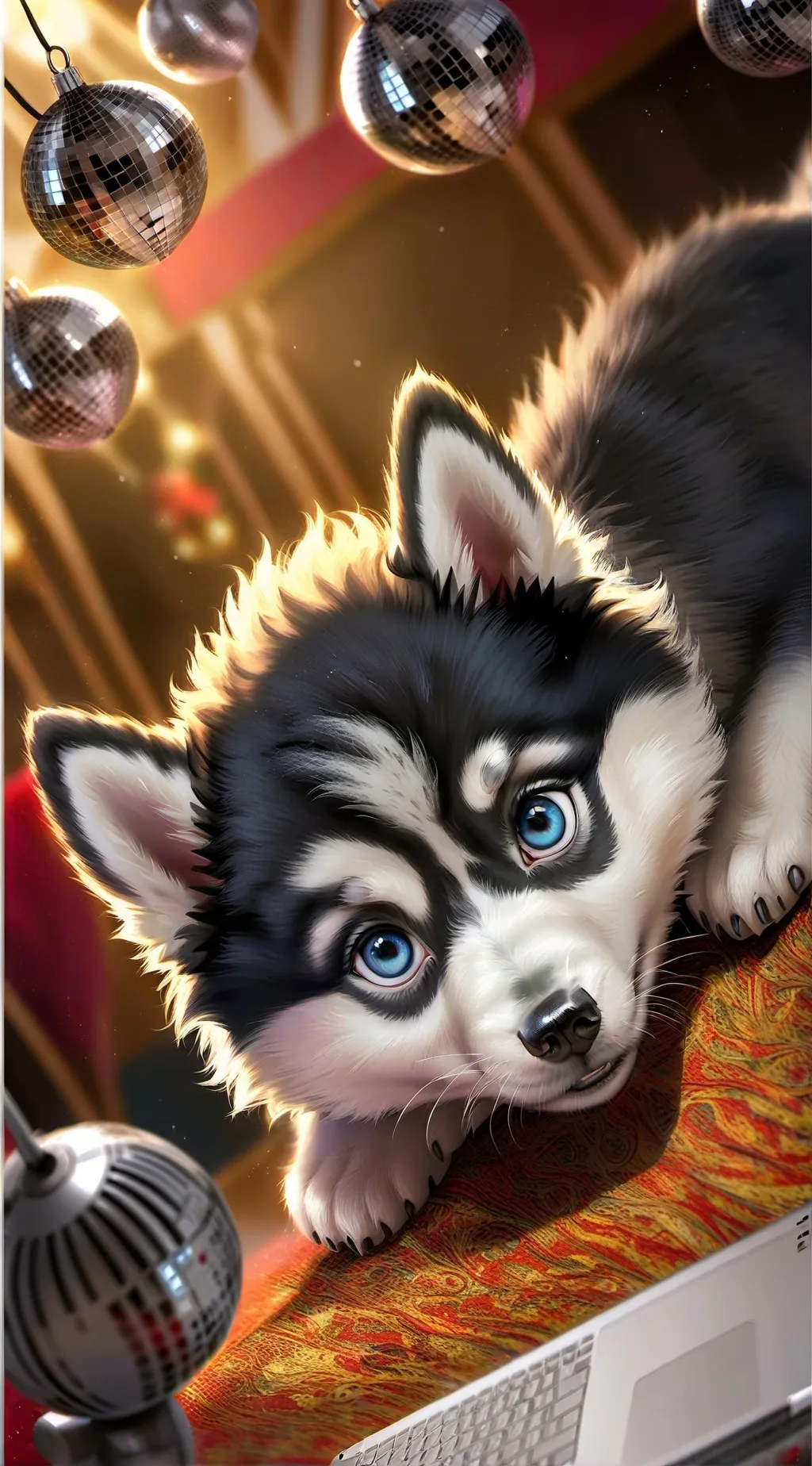 ai character: willow the husky background